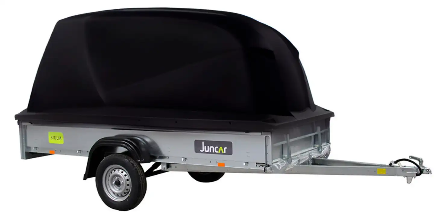 Juncar 310LM perävaunu kuomulla musta