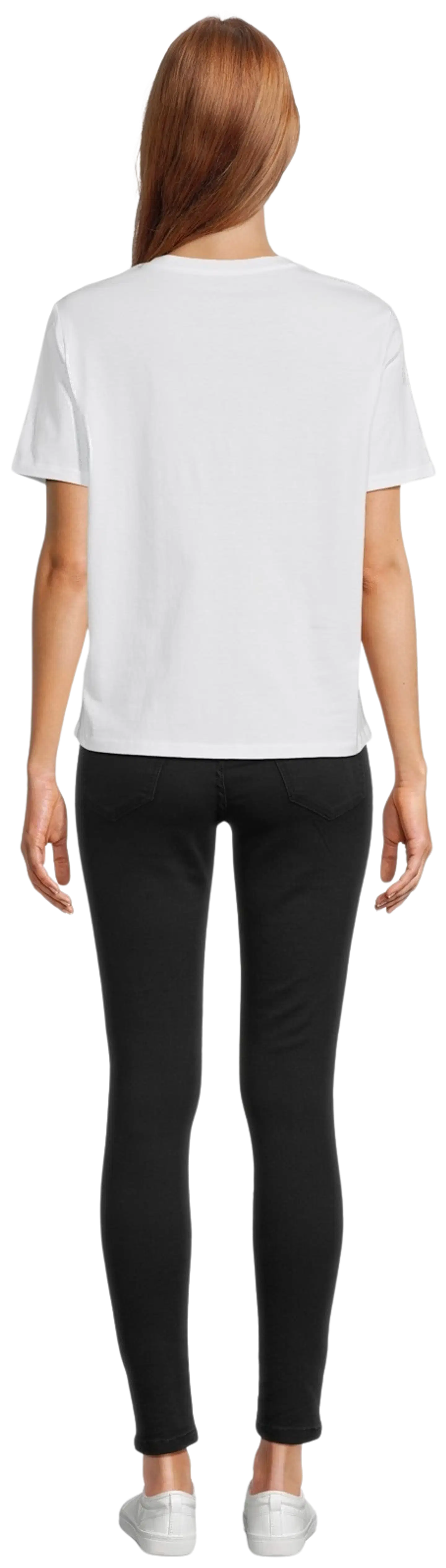 TEX naisten T-paita kukka I274643 - WHITE 1 - 3