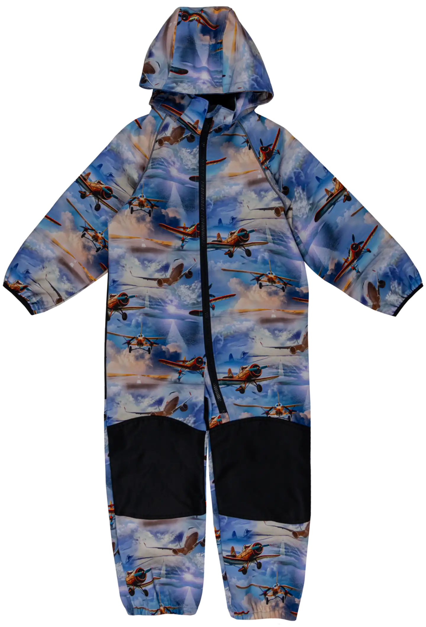 Ciraf lasten vedenpitävä kuosisoftshell-haalari 252C07261D - BLUE AOP - 1