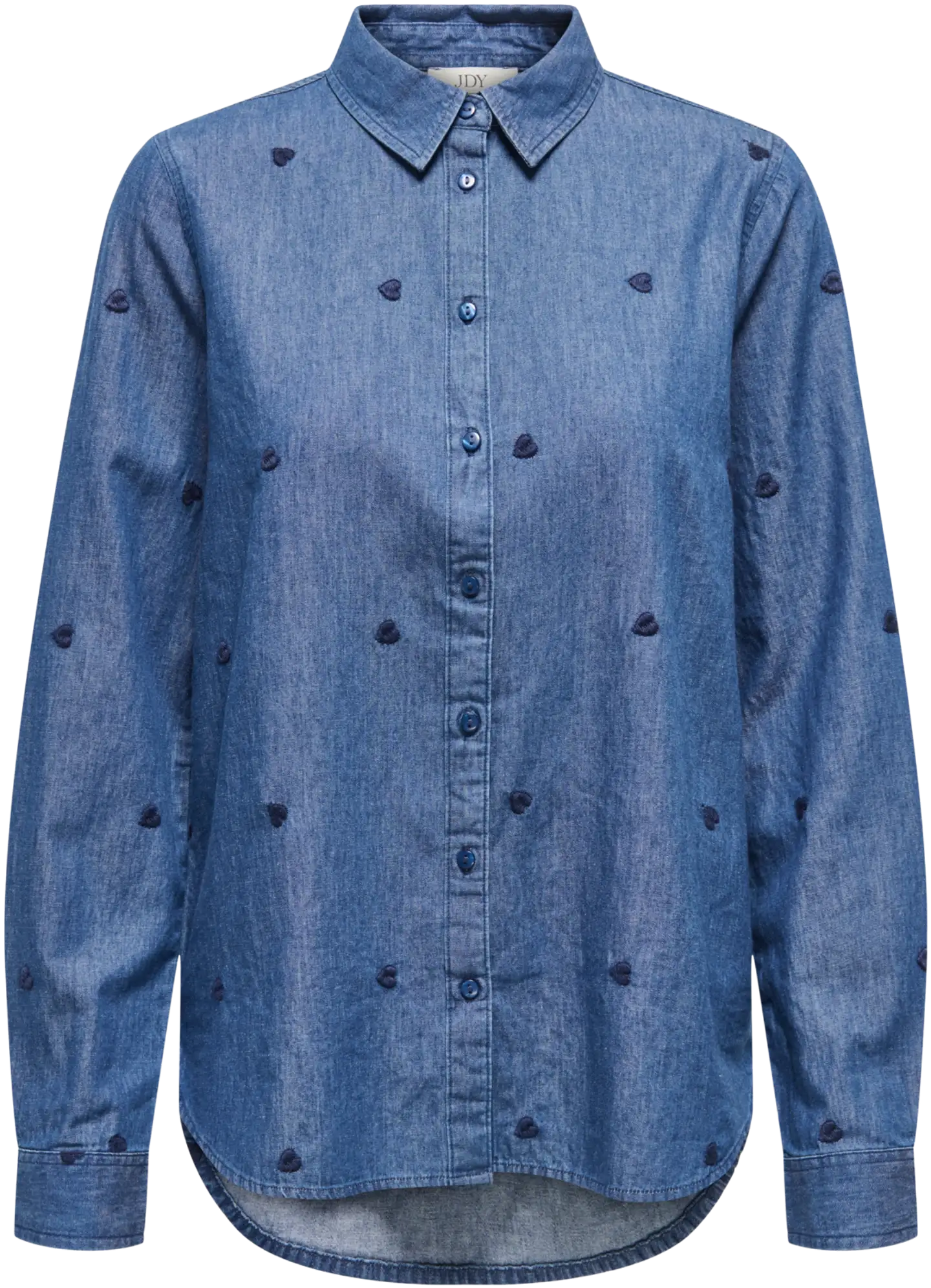 JDY naisten kauluspaita Jdylove - Medium Blue Denim - 1