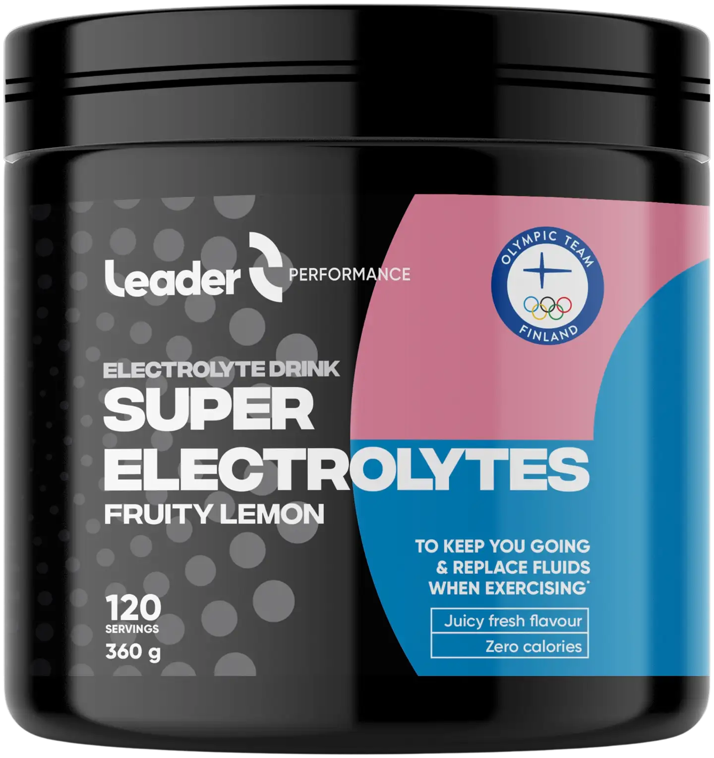 Leader Performance Super Electrolytes sitruksenmakuinen elektrolyyttijauhe 360 g