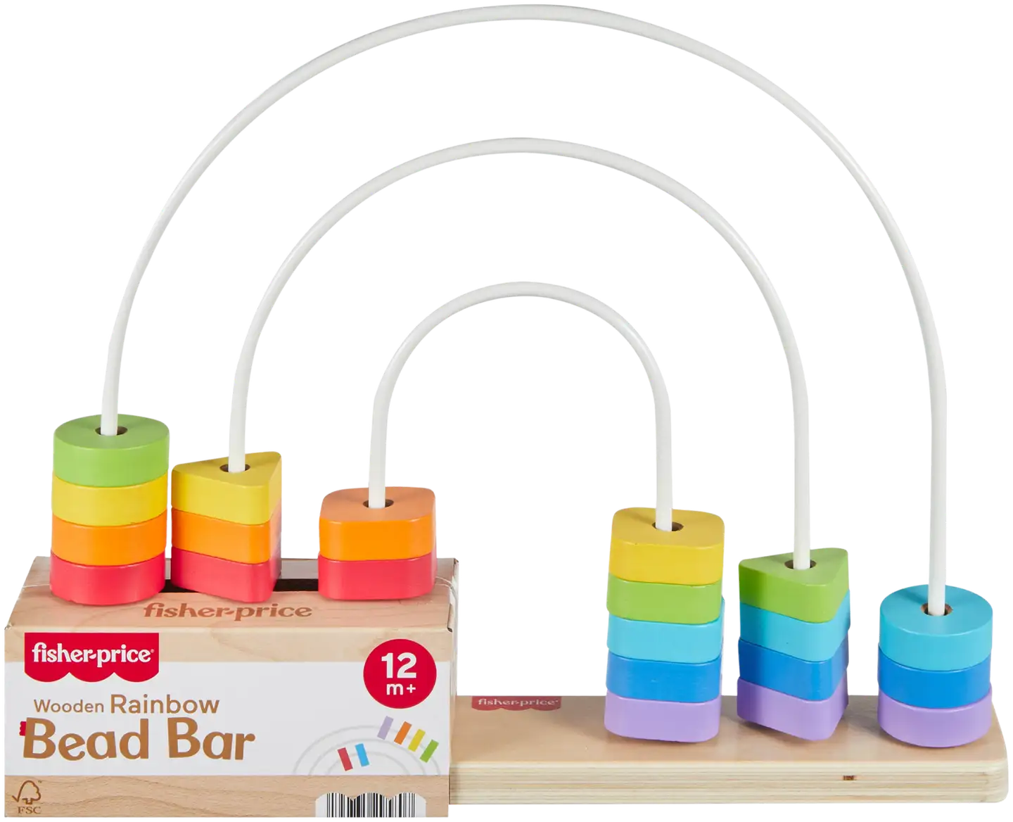 Fisher-Price Wood Pujottelulelu Sateenkaari - 4