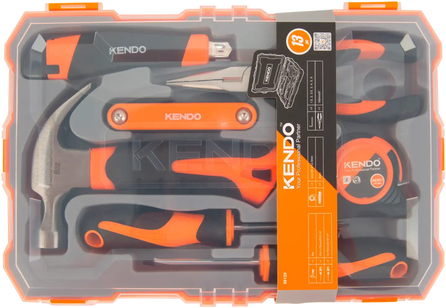 Kendo työkalusarja 13-osainen - 2