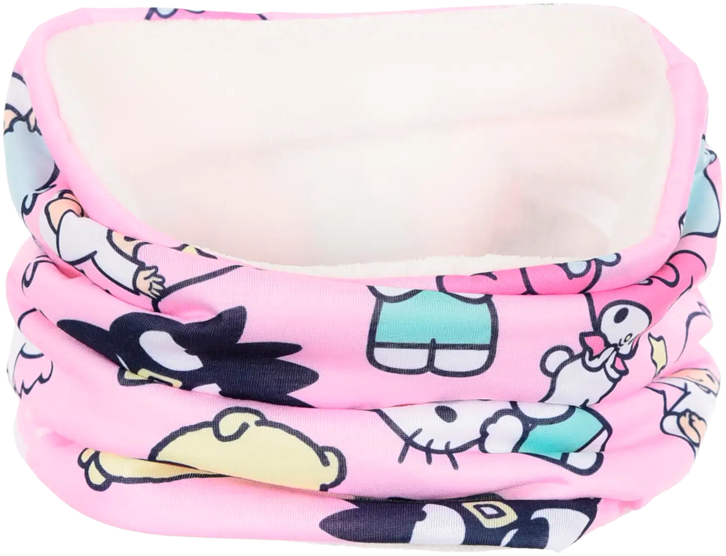 Hello Kitty lasten fleecevuorellinen tuubihuivi ZH40056 - Pink - 2
