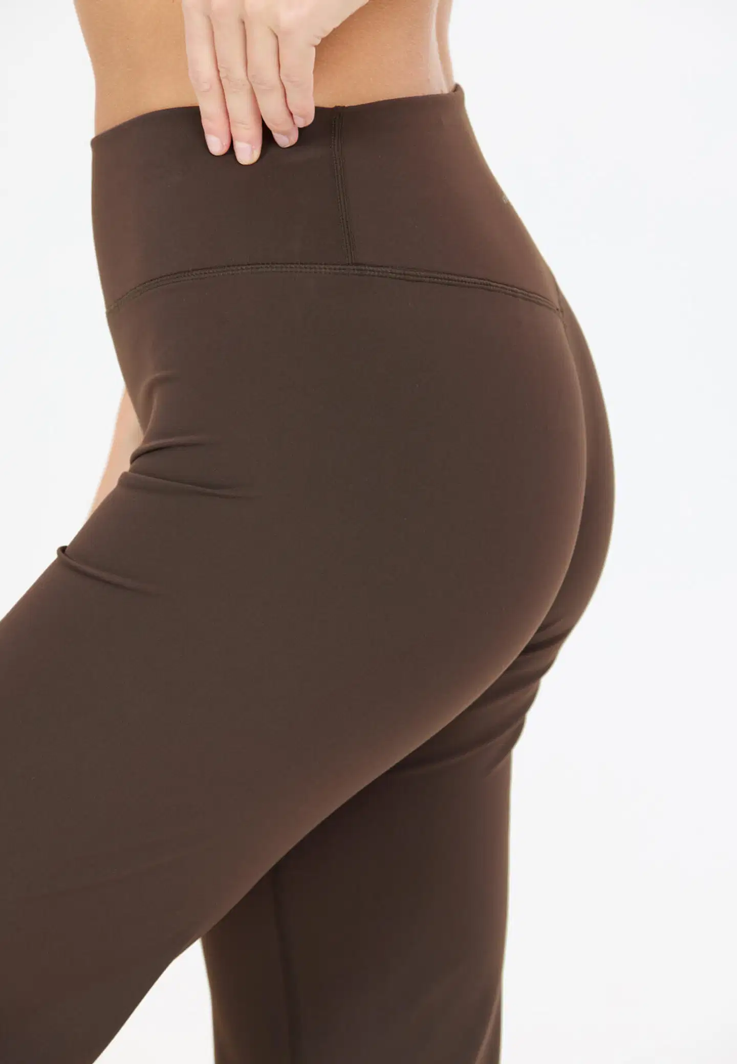 Athlecia naisten leveät treenihousut Emarri EA263447 - 1294 Chocolate Torte - 9