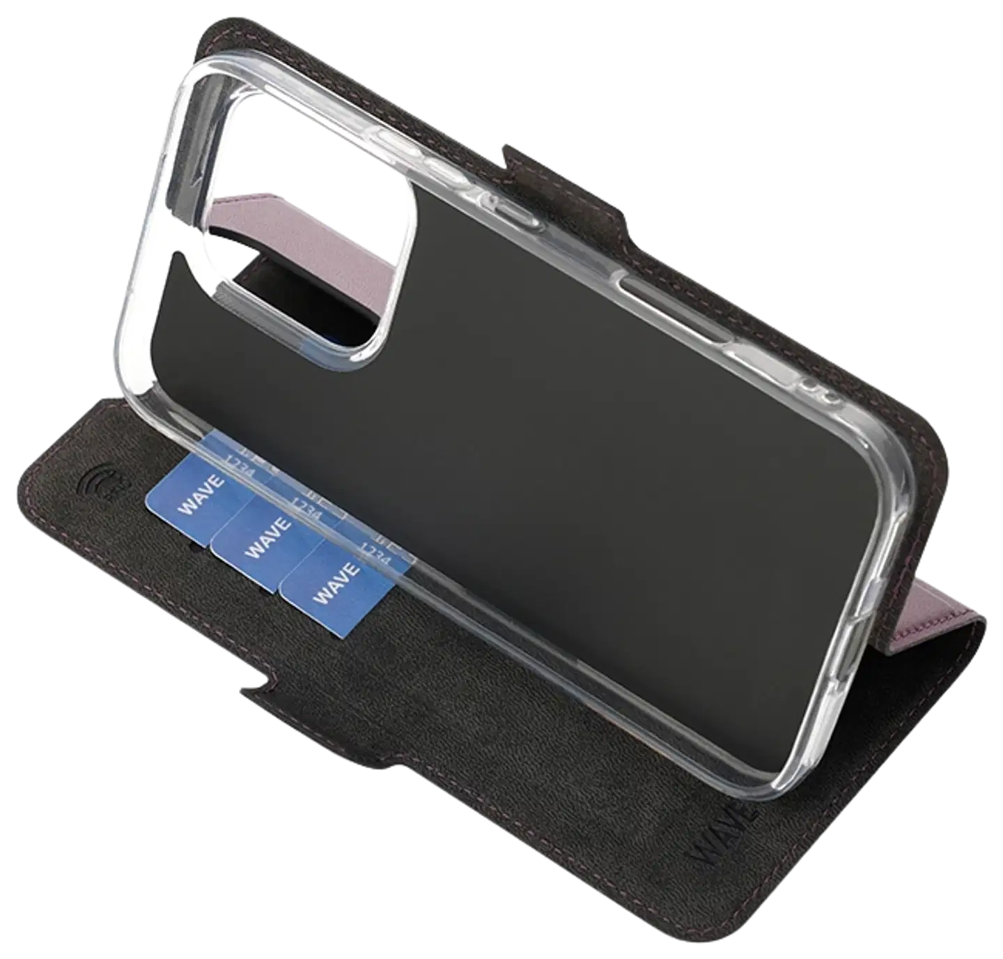 Wave Book Case, Honor 600 Lite, smoky sangria - 5