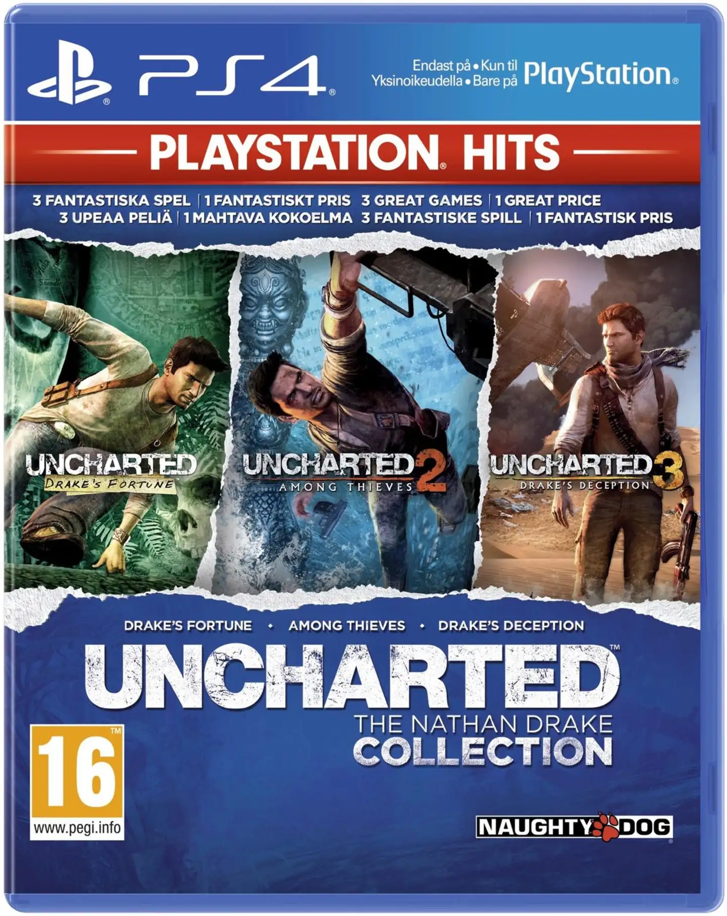 PlayStation 4 Uncharted: The Nathan Drake Collection