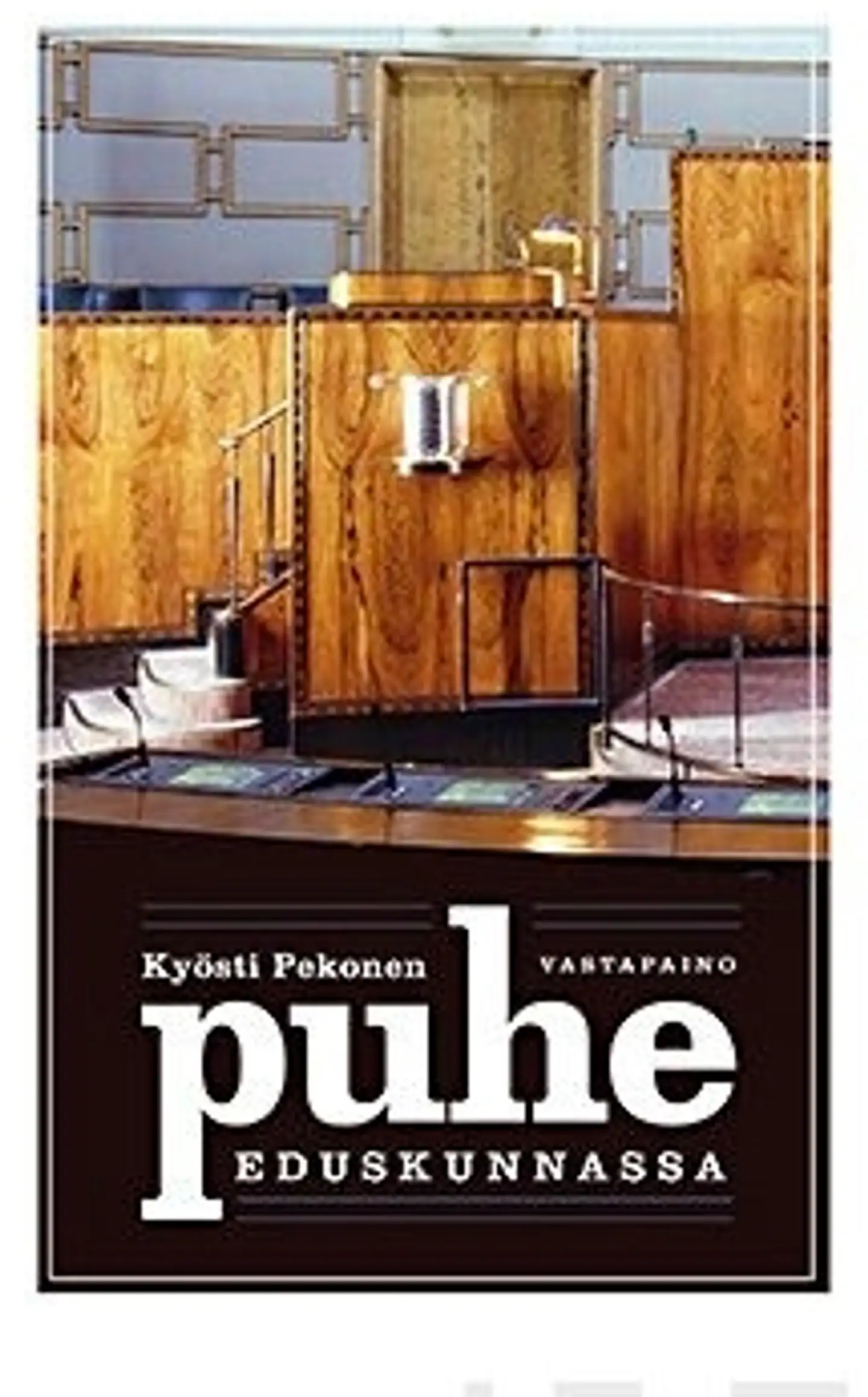 Pekonen, Puhe eduskunnassa