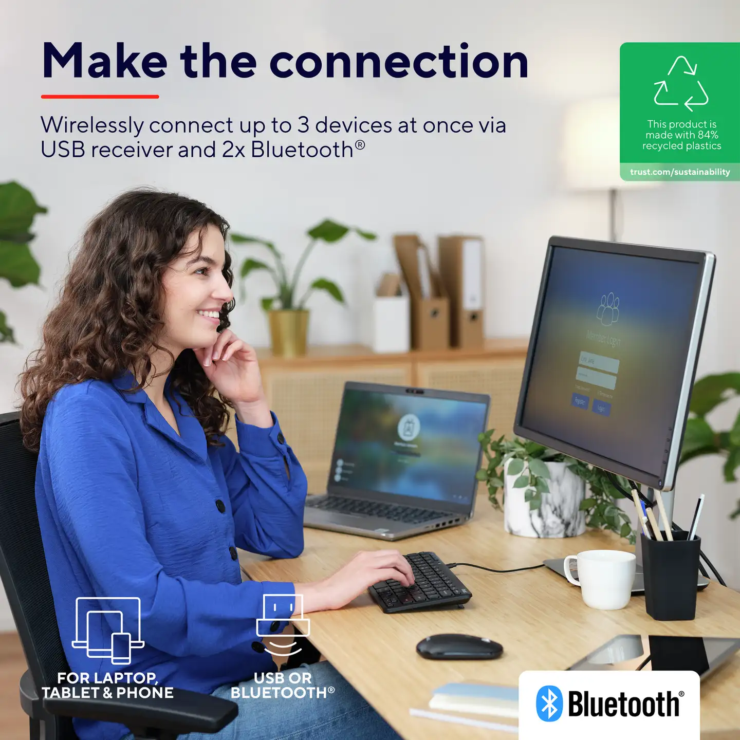 Trust Lyra langaton näppäimistö ja hiiri - 5