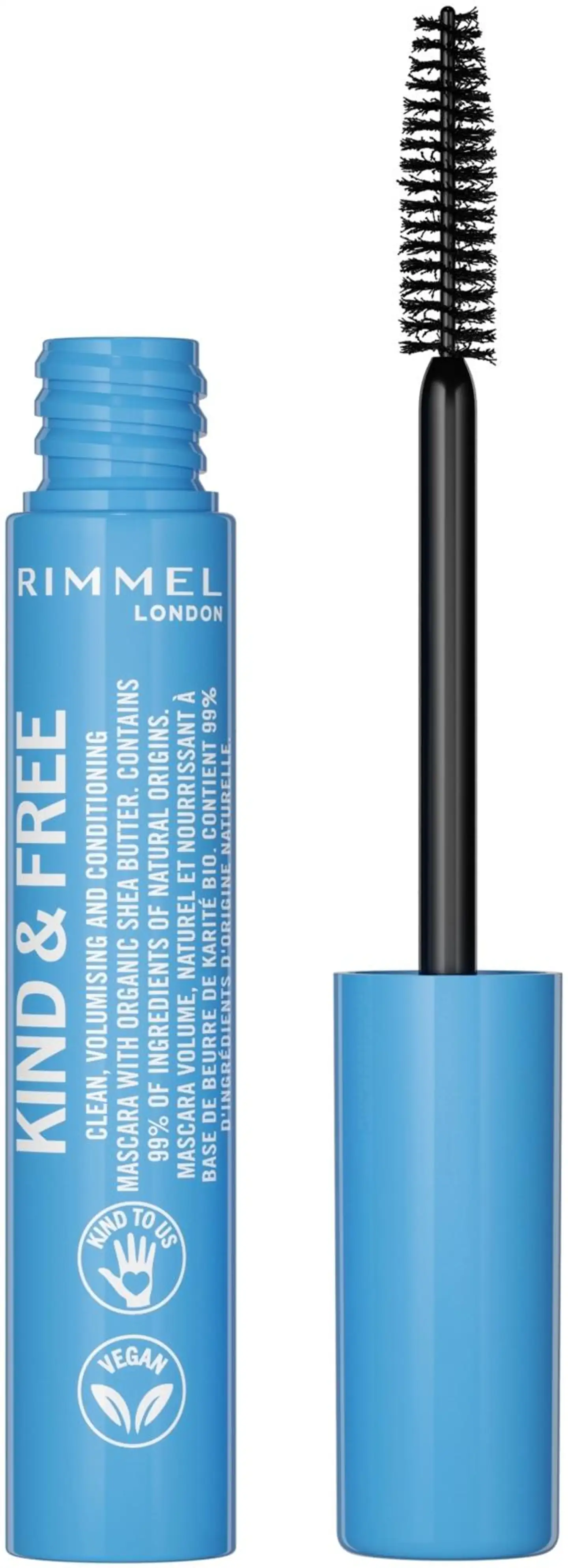 Rimmel Kind & Free Mascara 7ml, 001 Black ripsiväri - 1