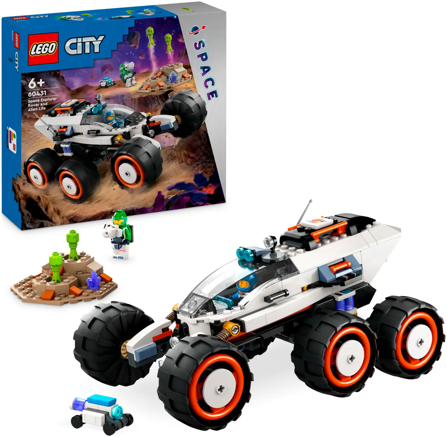 LEGO City Space 60431 Avaruustutkimuskulkija ja vieras elämänmuoto - 2