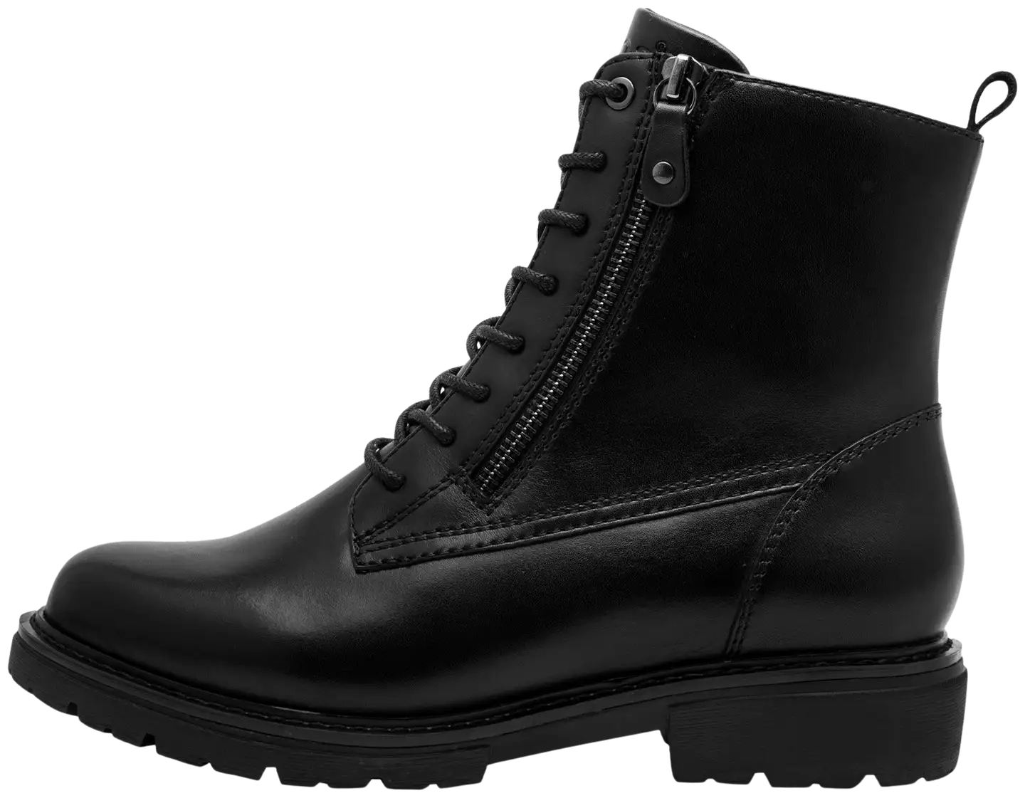 Jana shoes naisten nahkanilkkuri 25701 - BLACK - 3