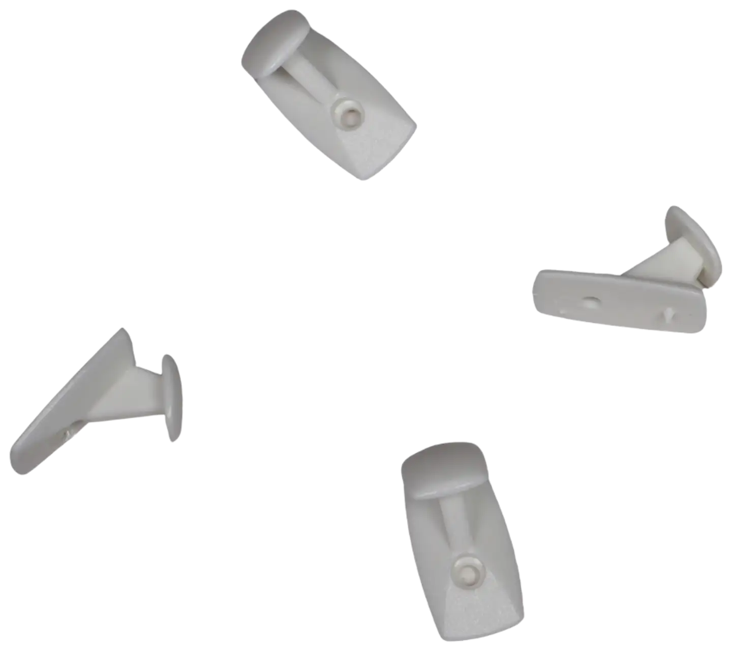 Ihanin sälekaihtimen knaapi valkoinen 4kpl - 2