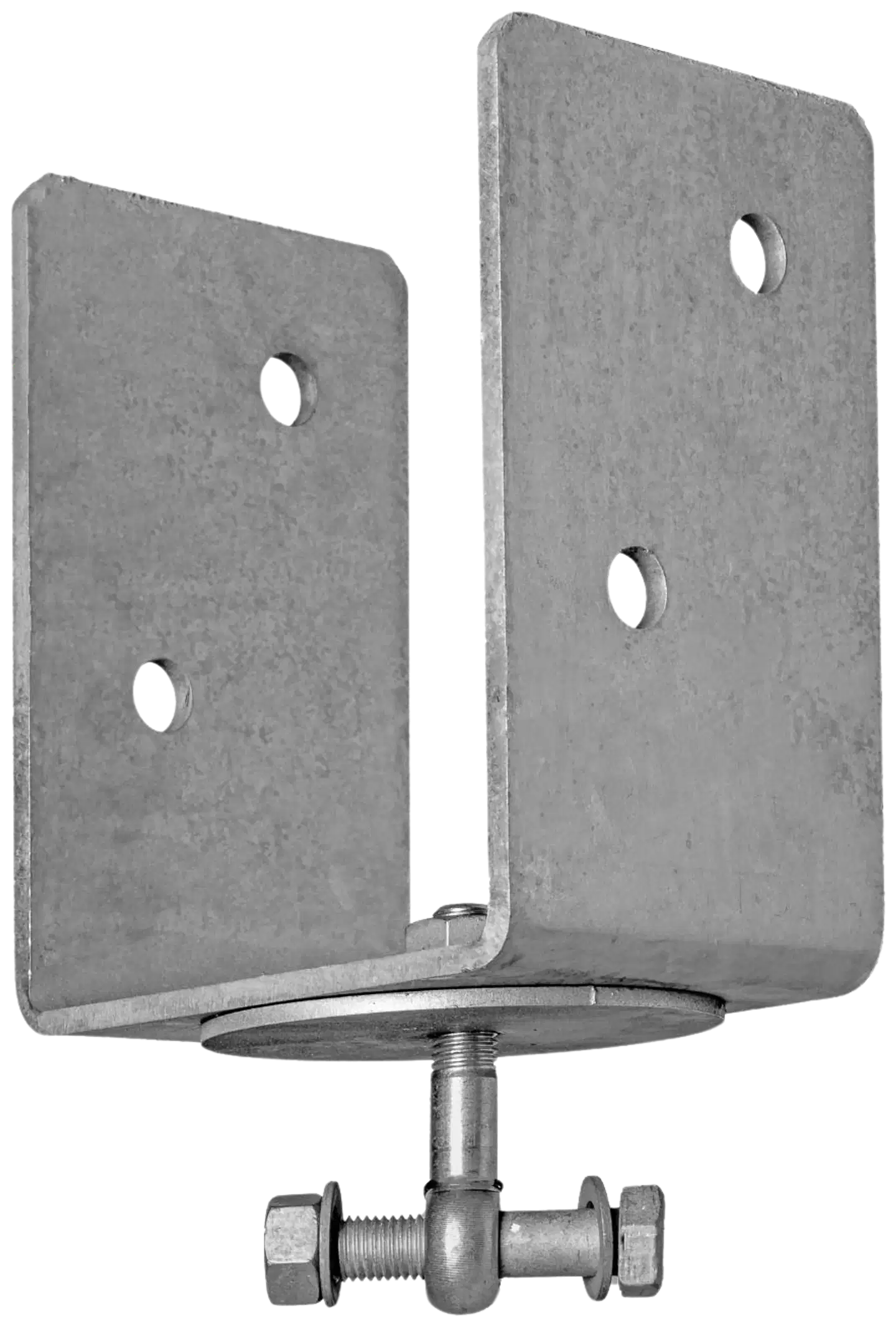 Ruuvipaalun U-kenkä 150 mm pystypilarille - 1
