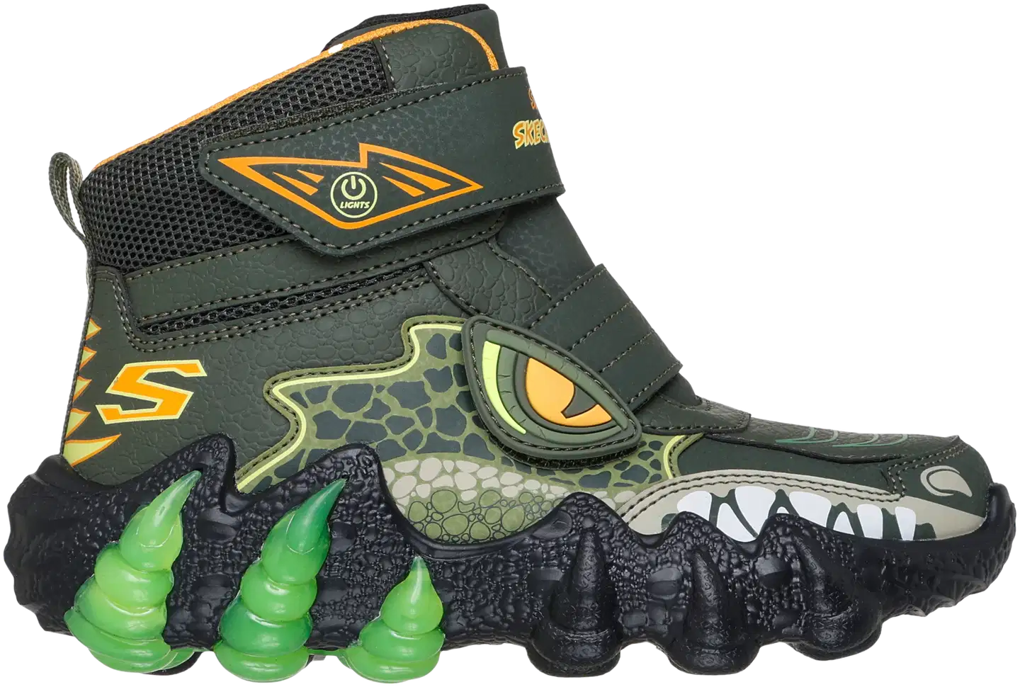 Skechers lasten vilkkulenkkarit Skech-O-Saurus Light 2.0 - Olive - 1