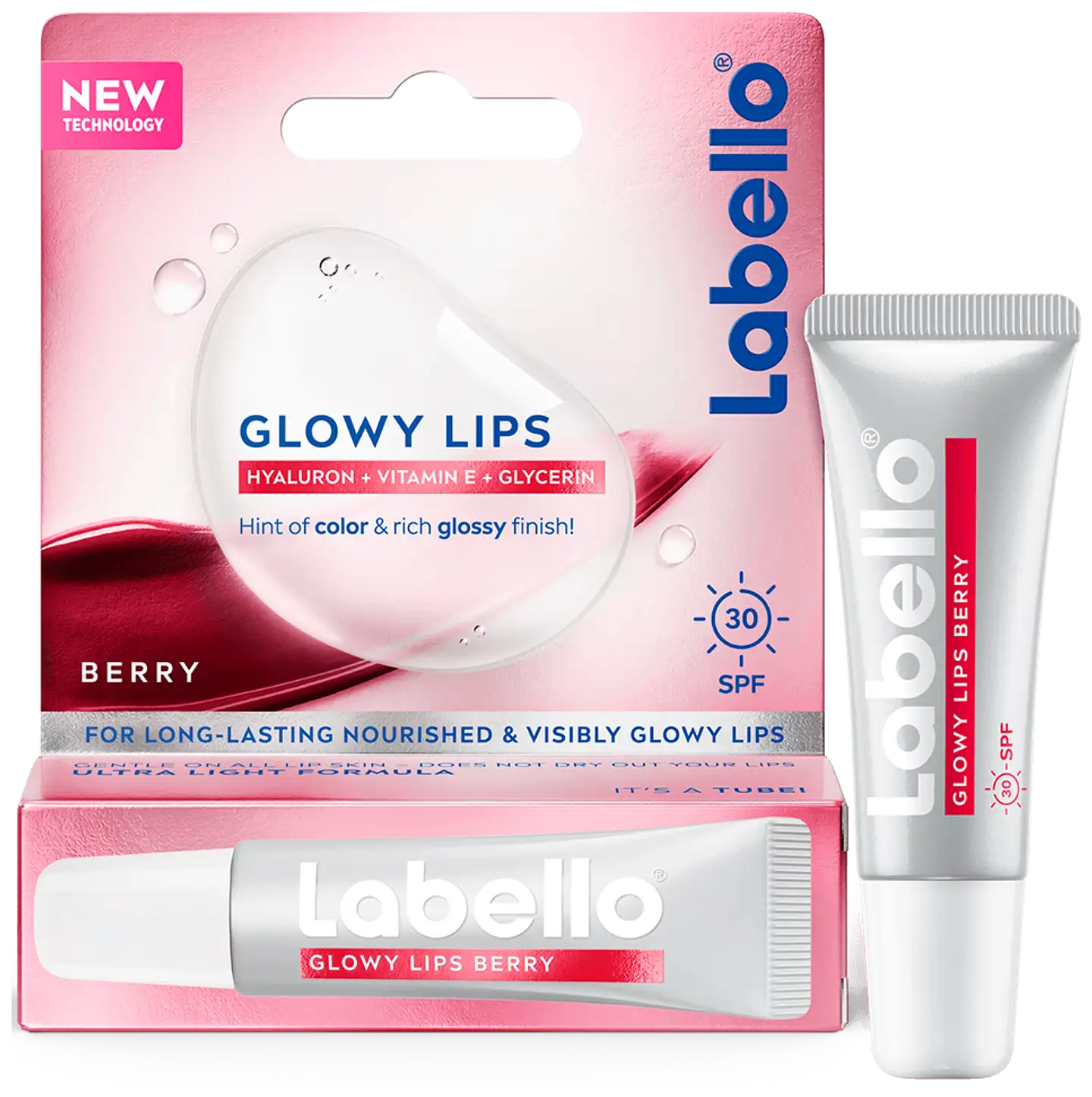 Labello 10ml Glowy Lips Berry SK30 -huulivoide