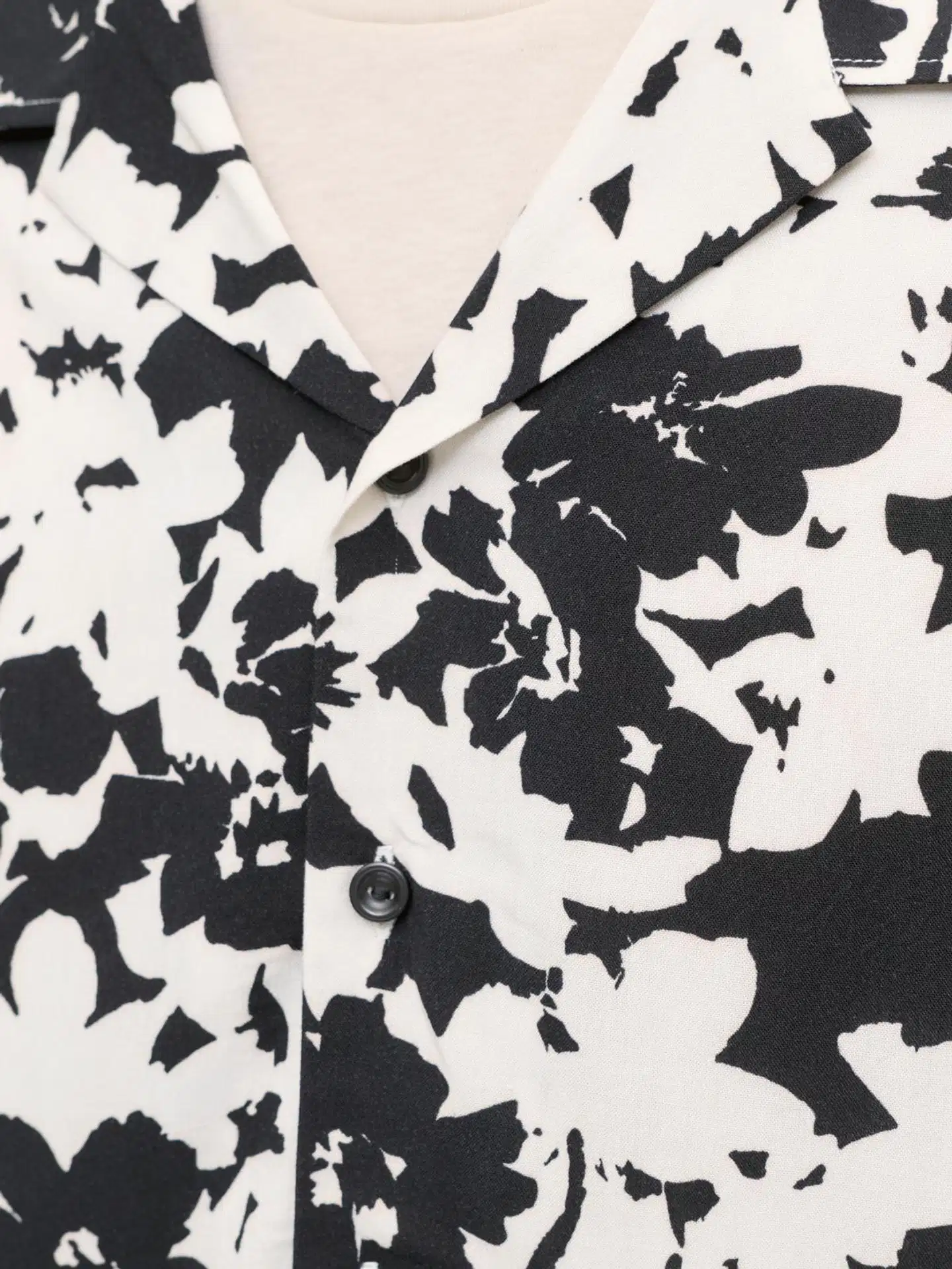 JJ REBEL miesten kauluspaita Jrebblossom - BLACK - 6