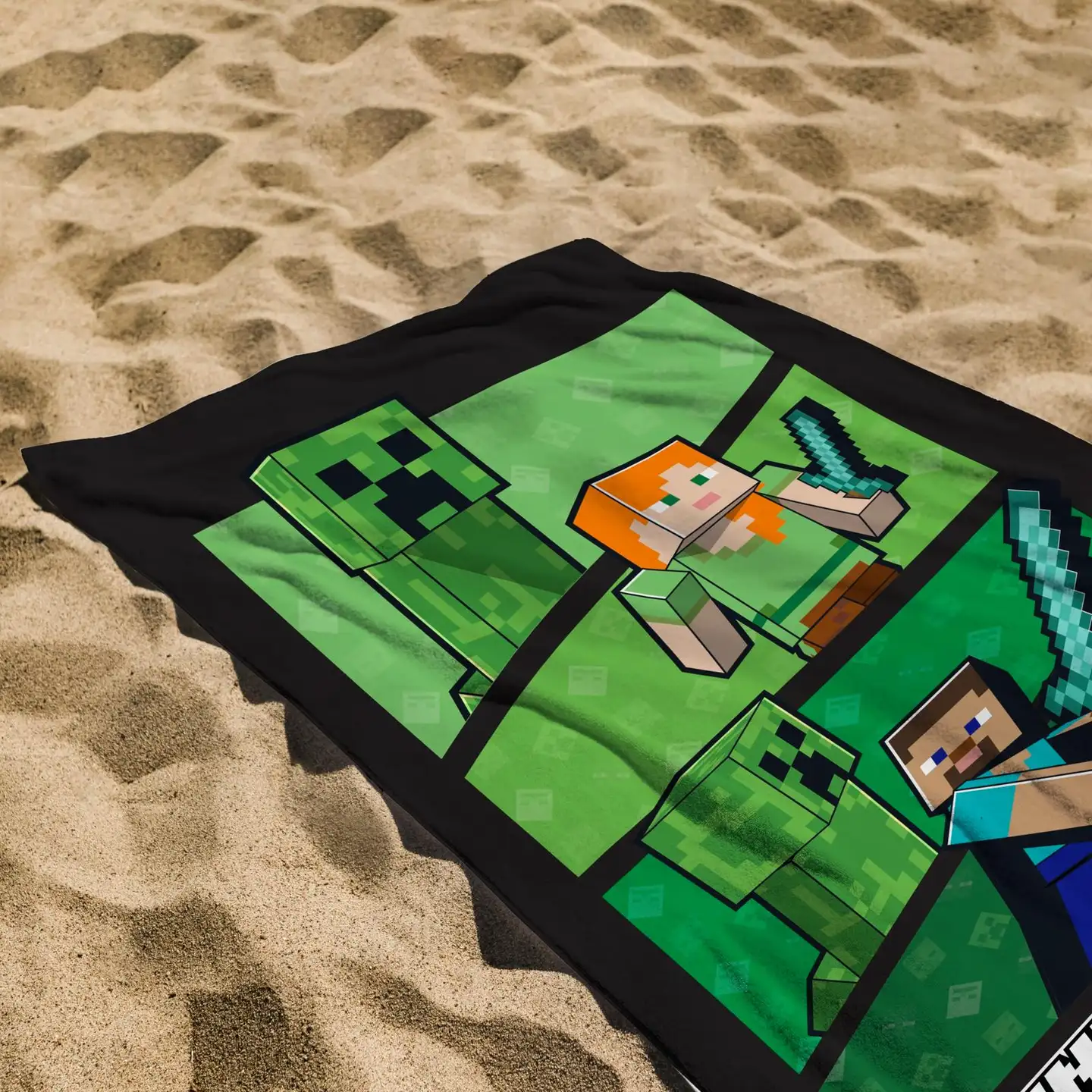 Minecfarft lasten kylpypyyhe 70x140 cm monivärinen - 12