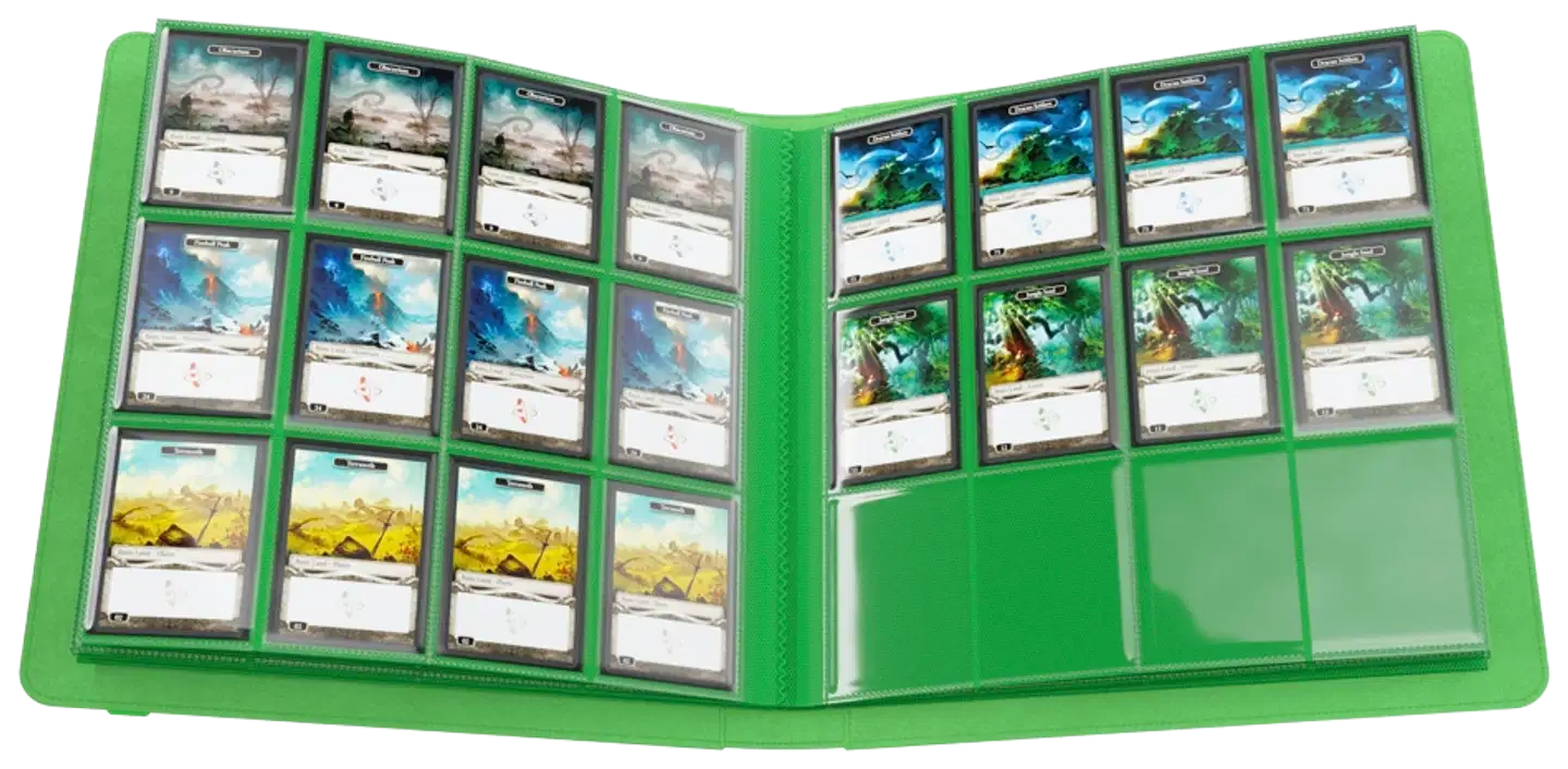 Gamegenic Prime 24-taskuinen korttikansio, vihreä - 3