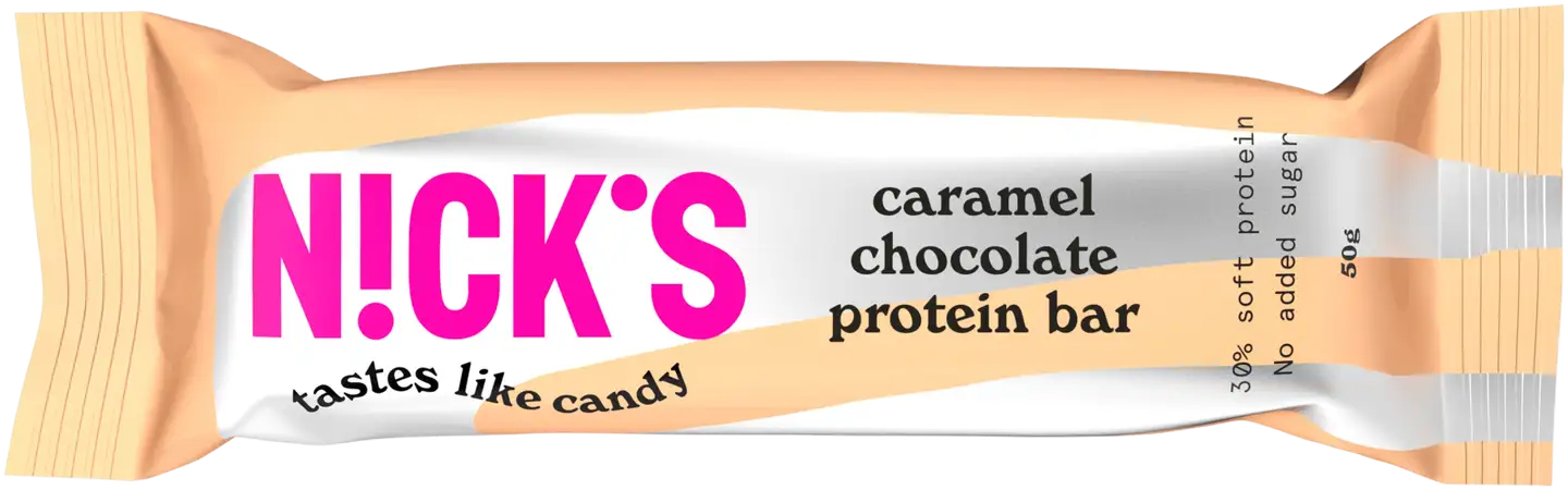 Nick's proteiinipatukka Caramel Chocolate 50g