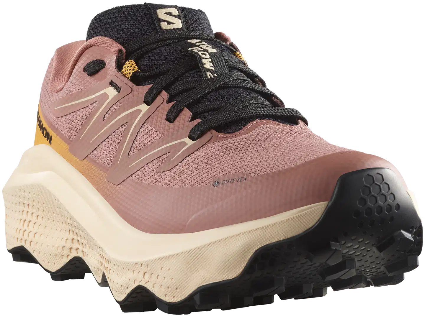 Salomon naisten juoksukenkä Ultra flow 2  GTX W, WP - Burlwood/Tender Peach/Warm - 2