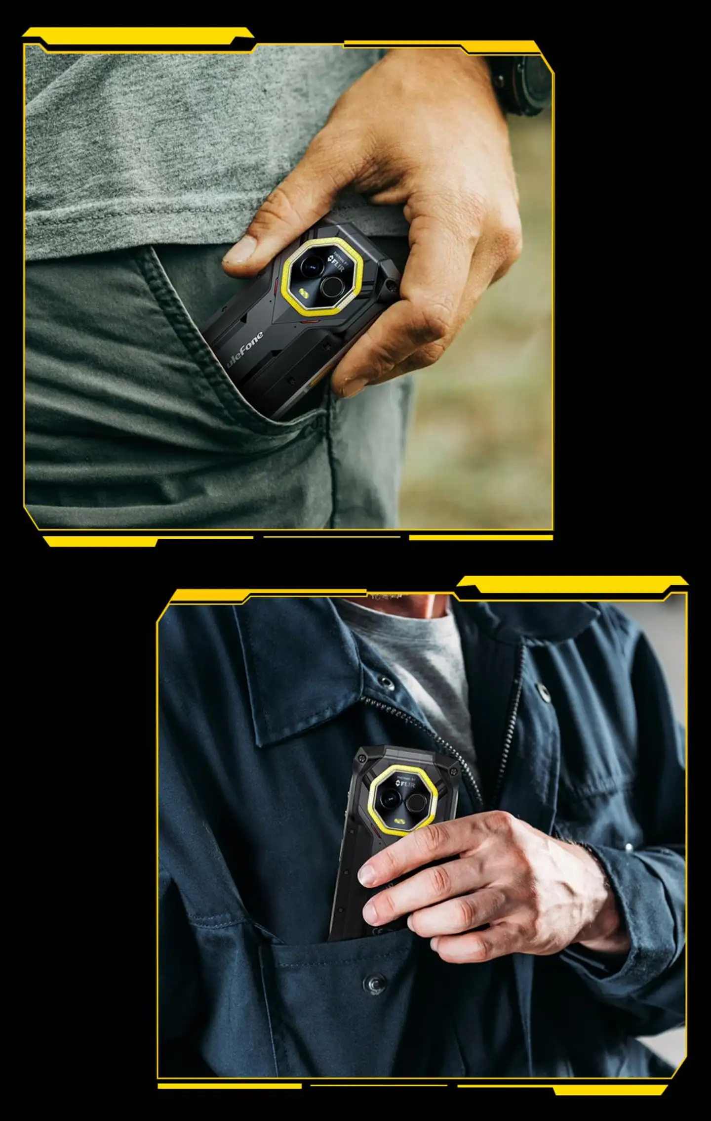 Ulefone Rugged-älypuhelin Armor Mini 20T Pro 5G 256 GB musta - 6