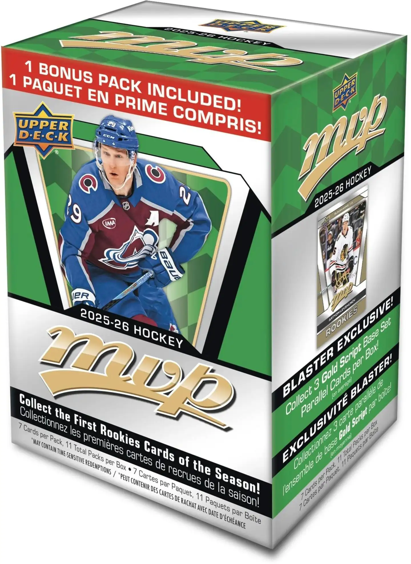 Upper Deck MVP NHL Mass Blaster keräilykortit