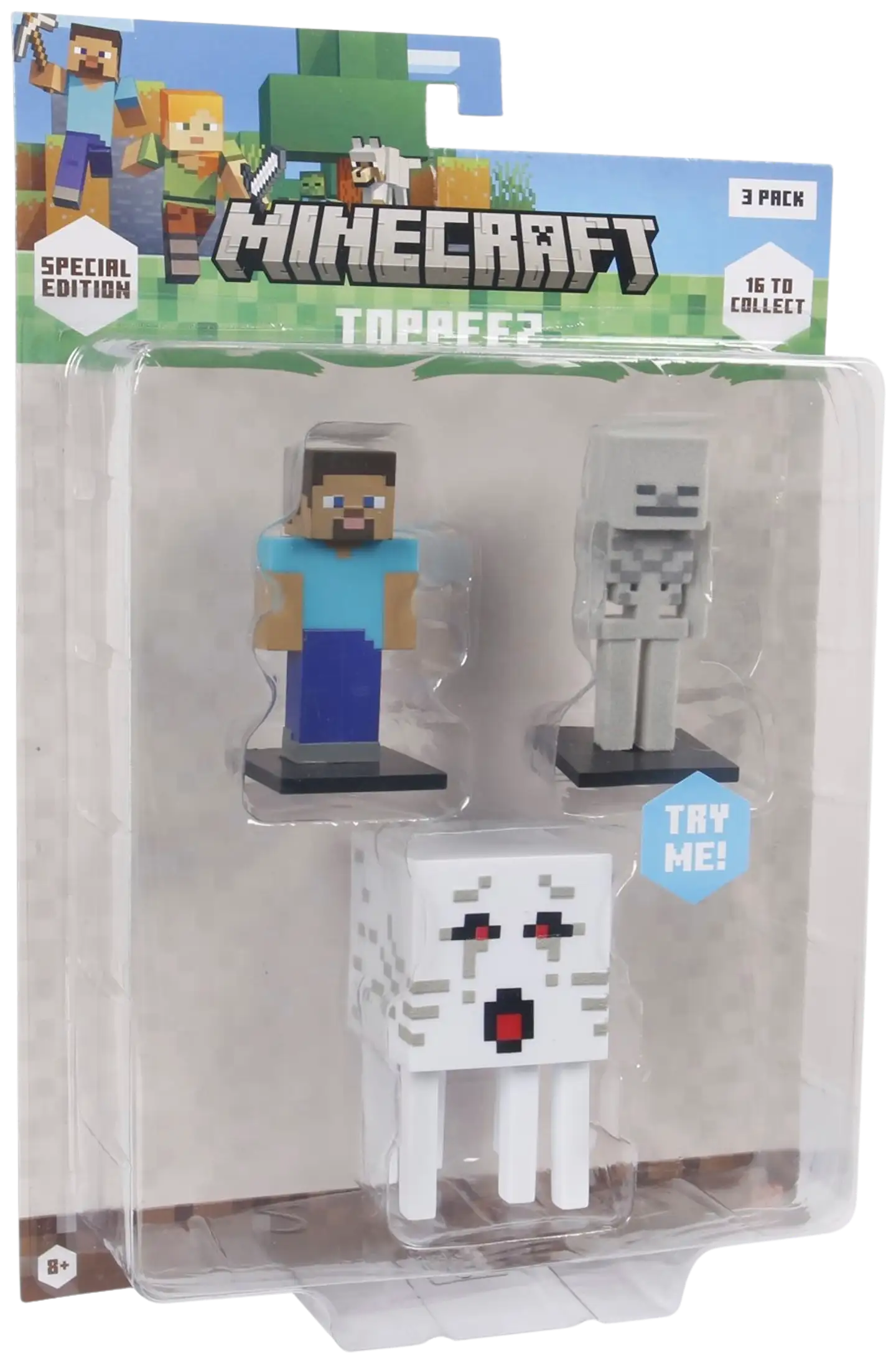Minecraft 3D Special Ed figuuri 3 kpl
