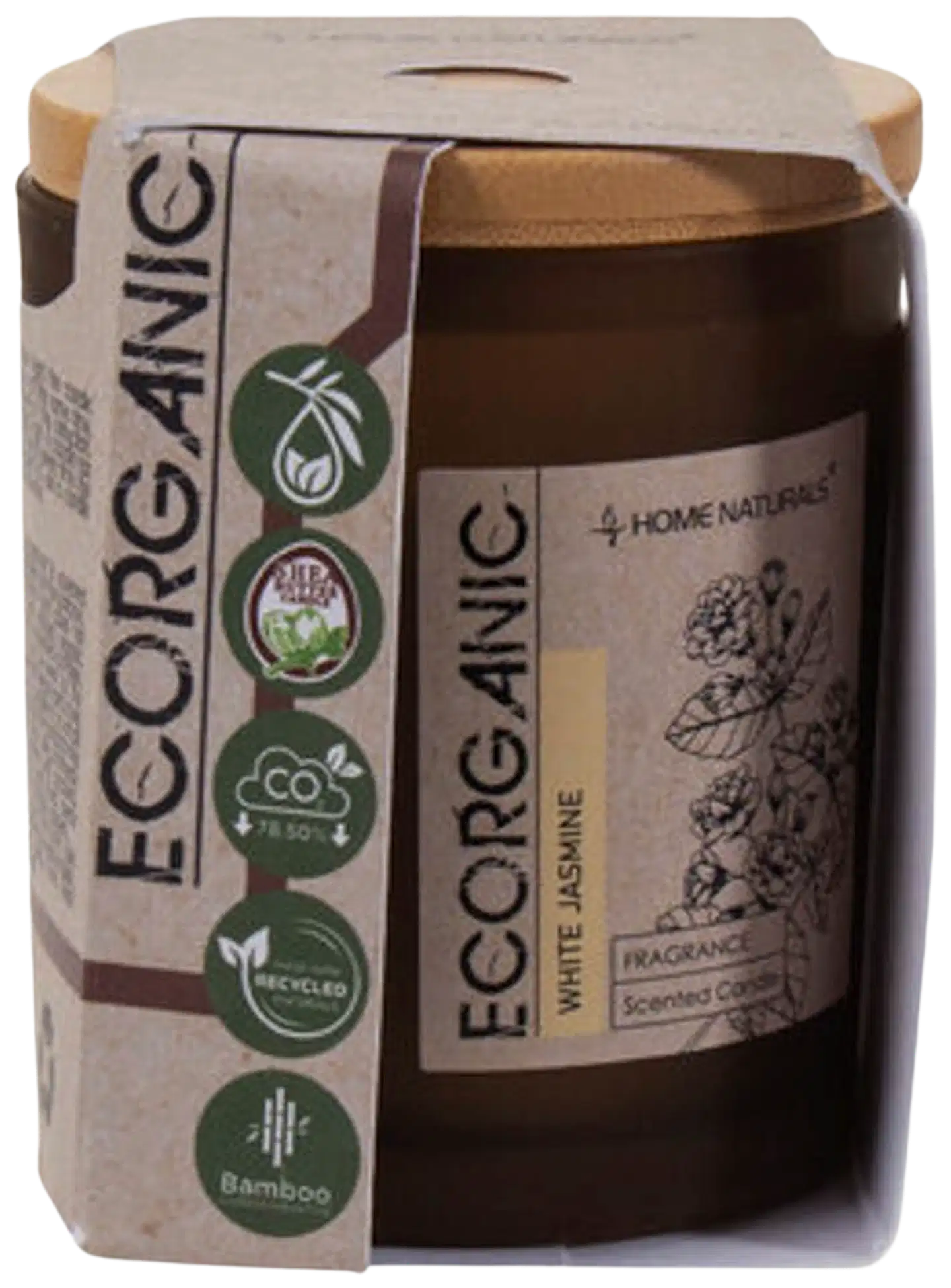 AmandaB tuoksukynttilä 7x8cm white jasm