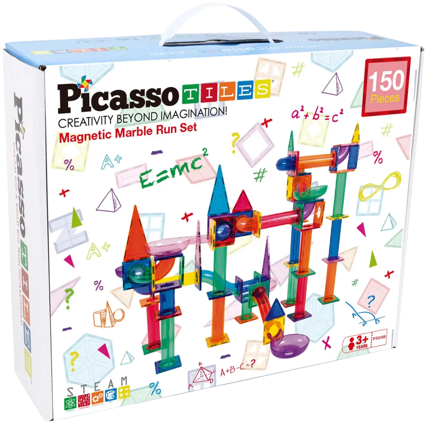 PicassoTiles lelu magneettinen kuularatasetti 150 osaa - 1