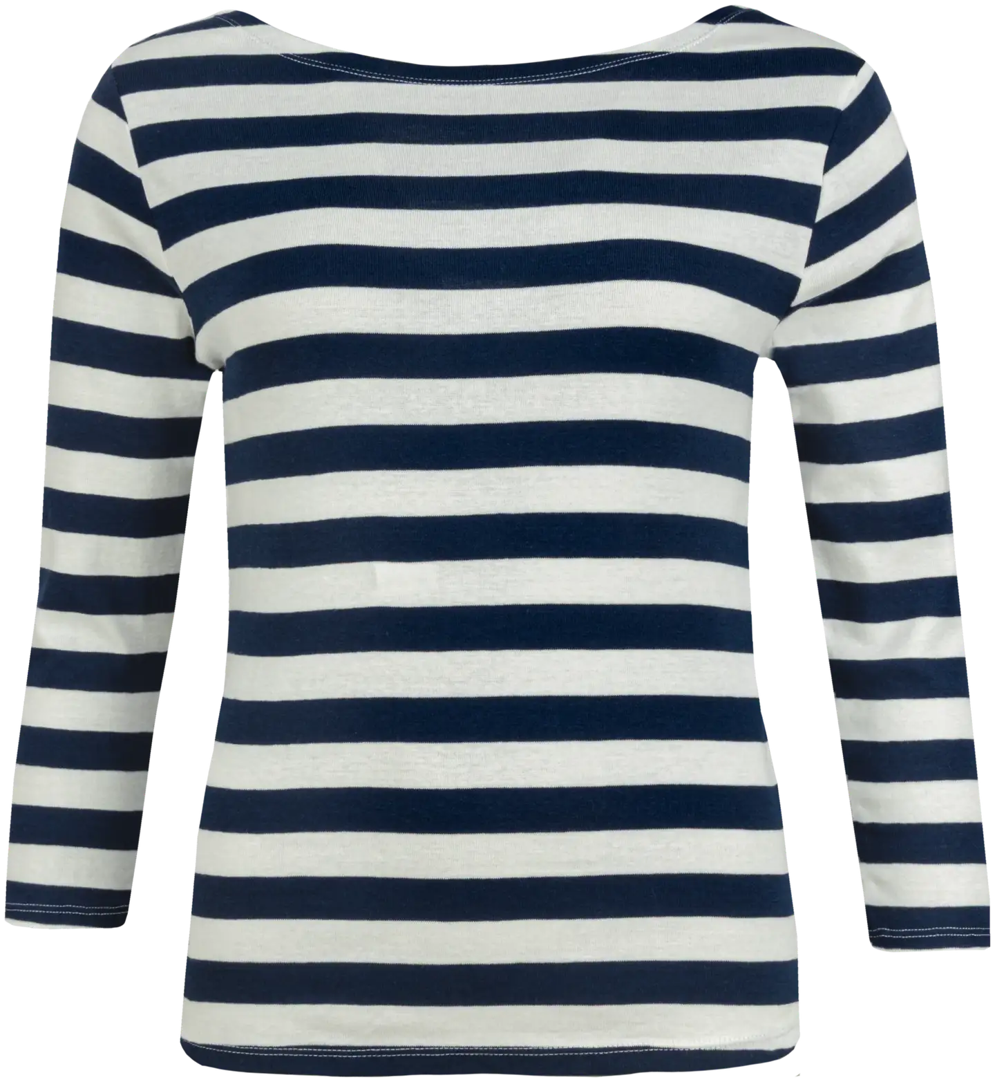 TEX naisten raidallinen trikoopaita I993070 - Navy - 1