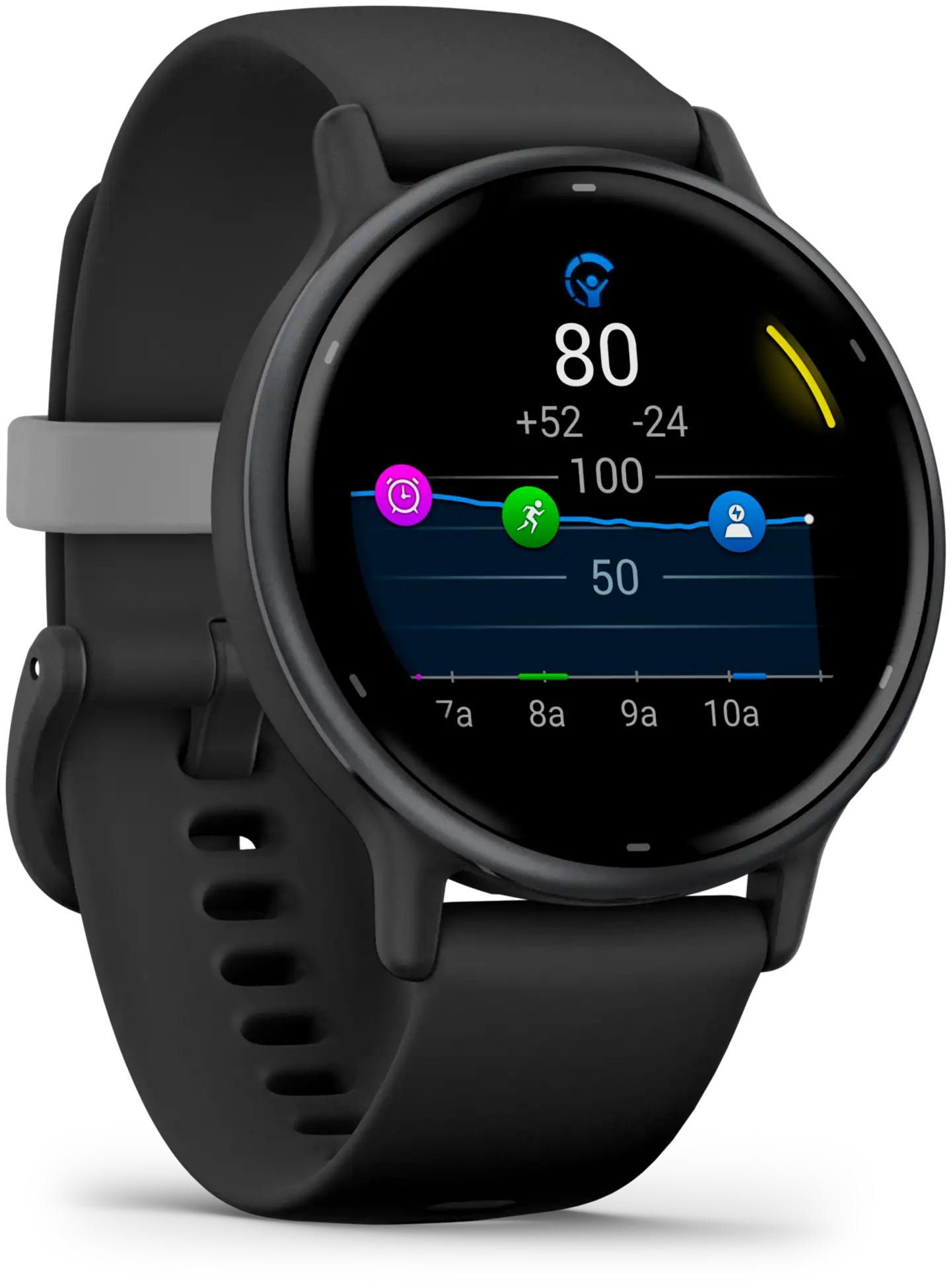 Garmin Vivoactive 5 musta ja grafiitinharmaa kehys - 3