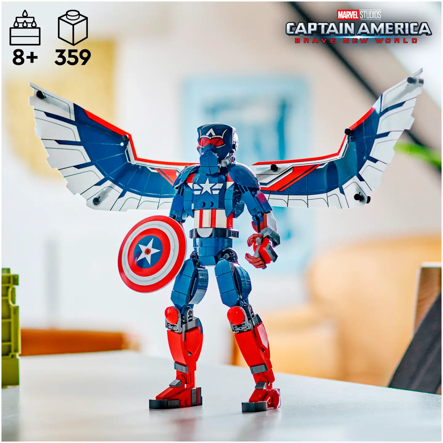 LEGO® Marvel 76296 Uusi rakennettava Captain America hahmo - 9