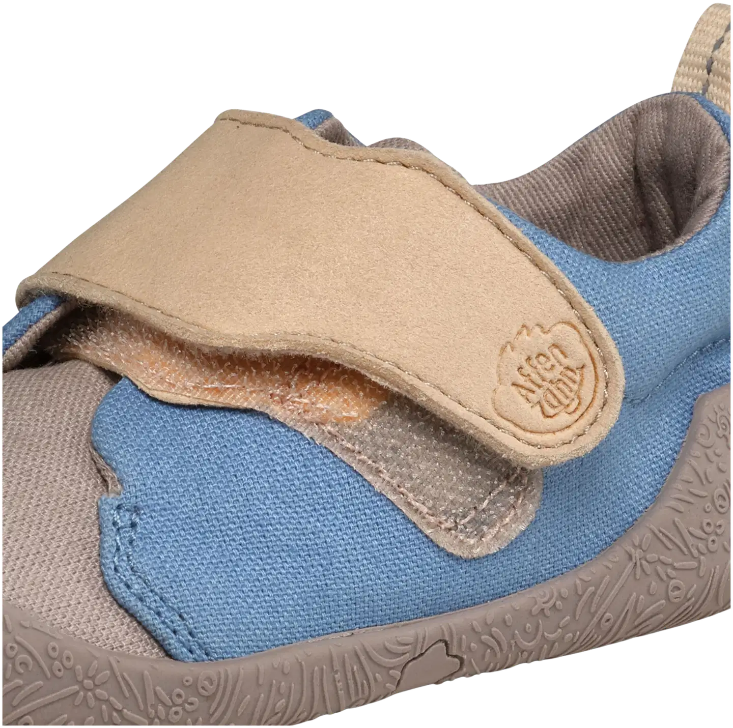 Affenzahn pienten lasten paljasjalkakenkä Prewalker Cotton Smally - Blue - 2