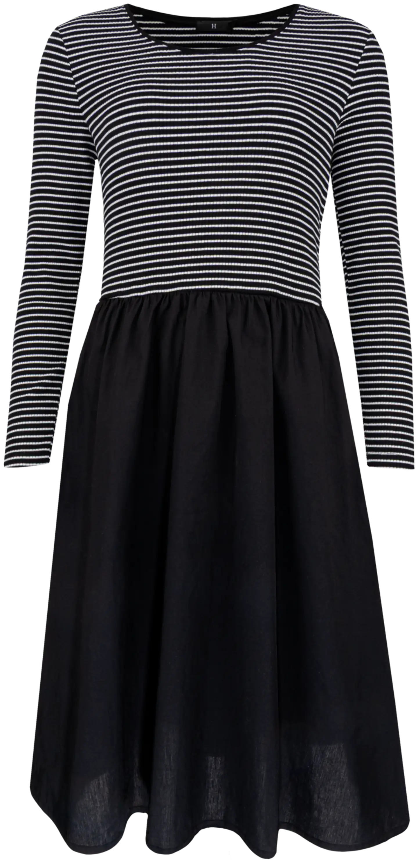 House naisten mekko 218H260312 - Black white - 1