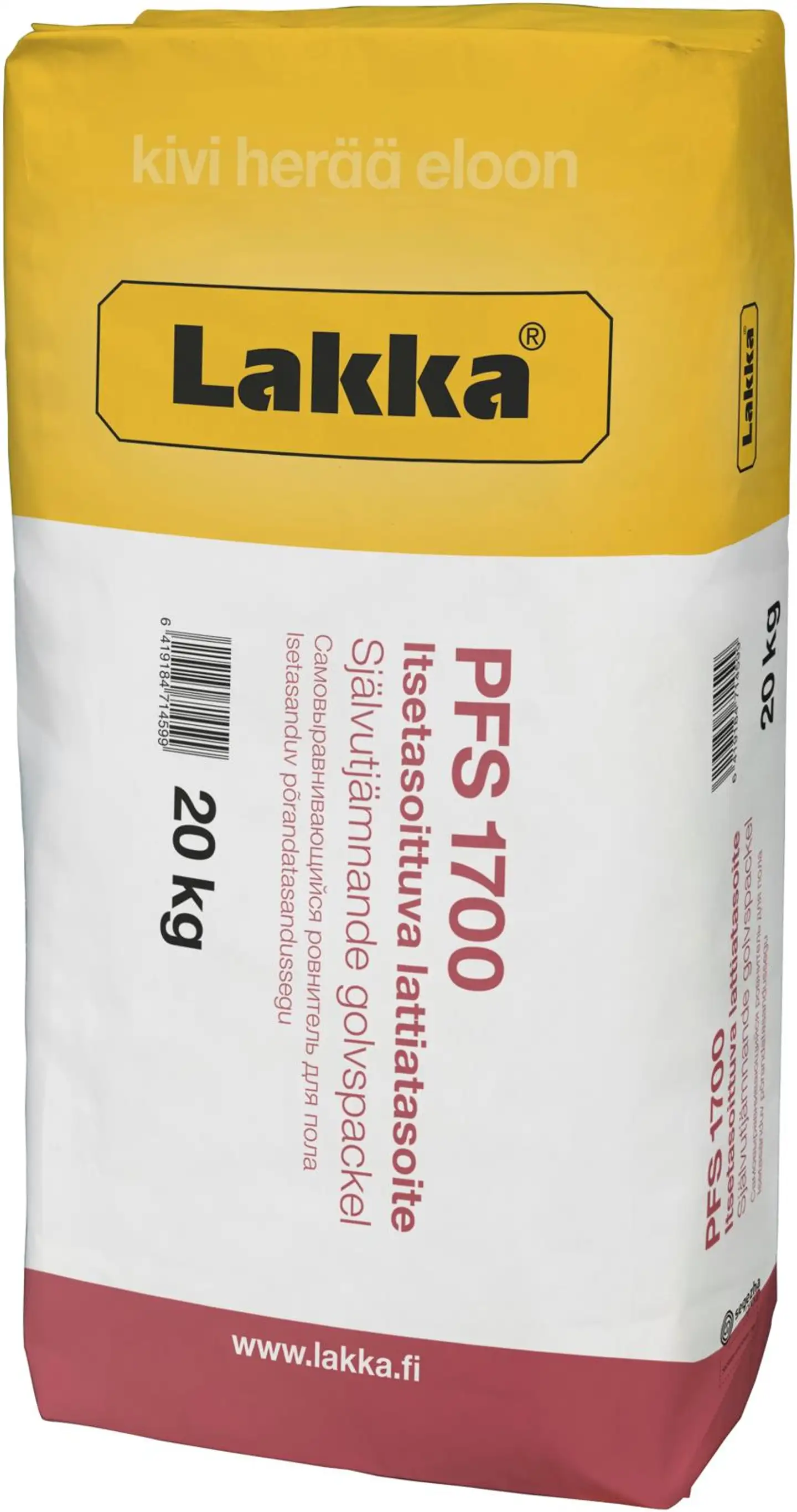 Lakka lattiatasoite PFS 1700 20 kg