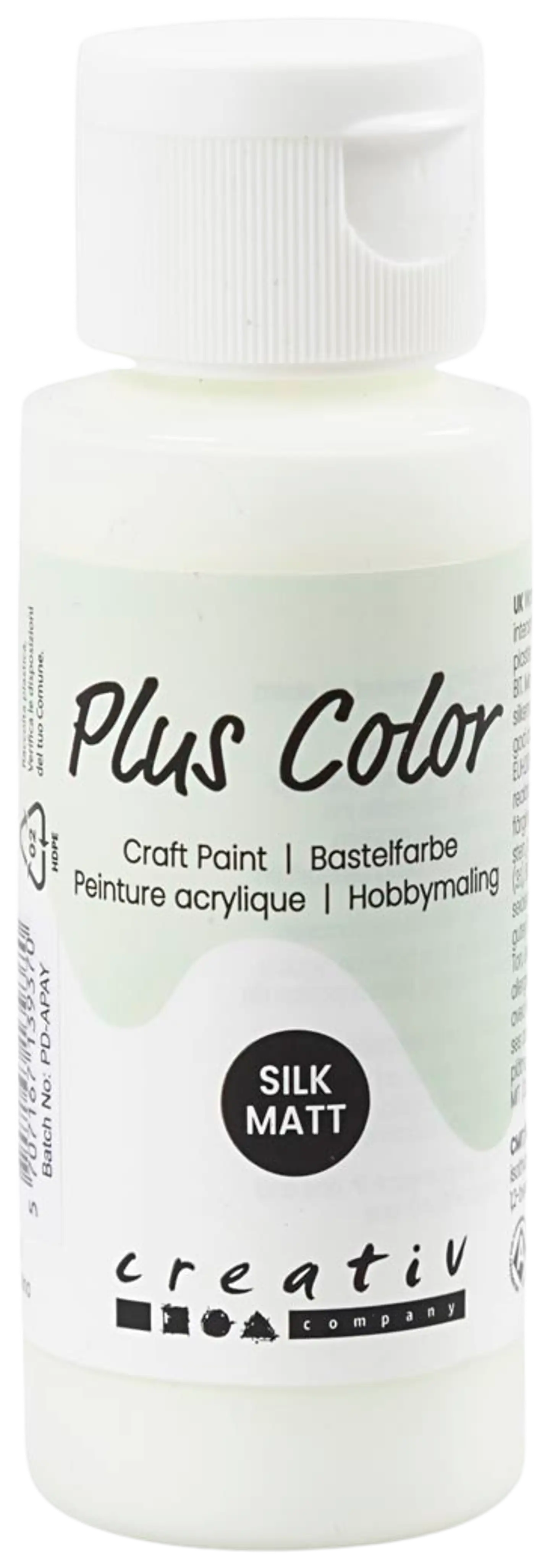 Plus Color askartelumaali 60 ml luonnonvalkoinen - 1