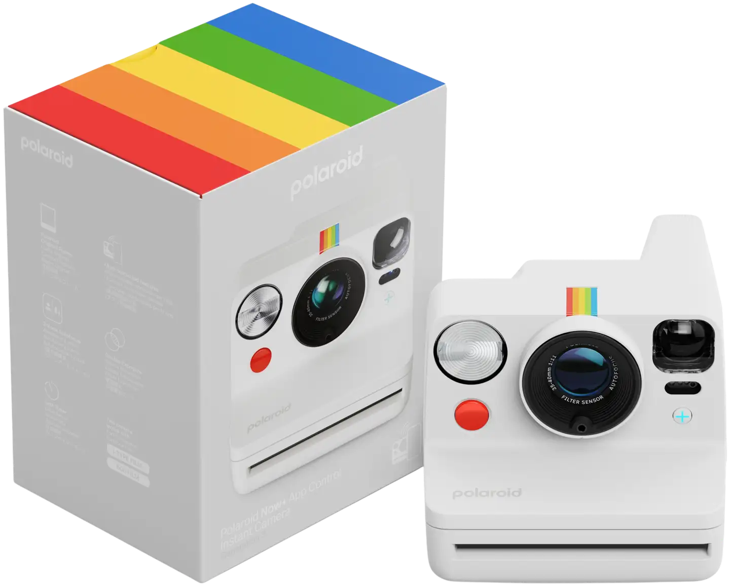 Polaroid Now+ Gen 3 pikakamera, Valkoinen - 7