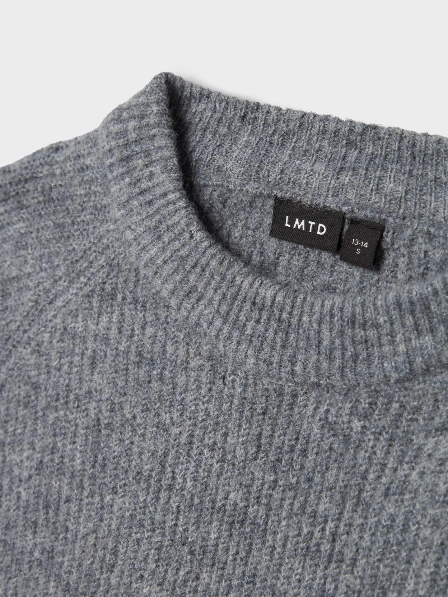 LMTD lasten neule - Grey melange - 6