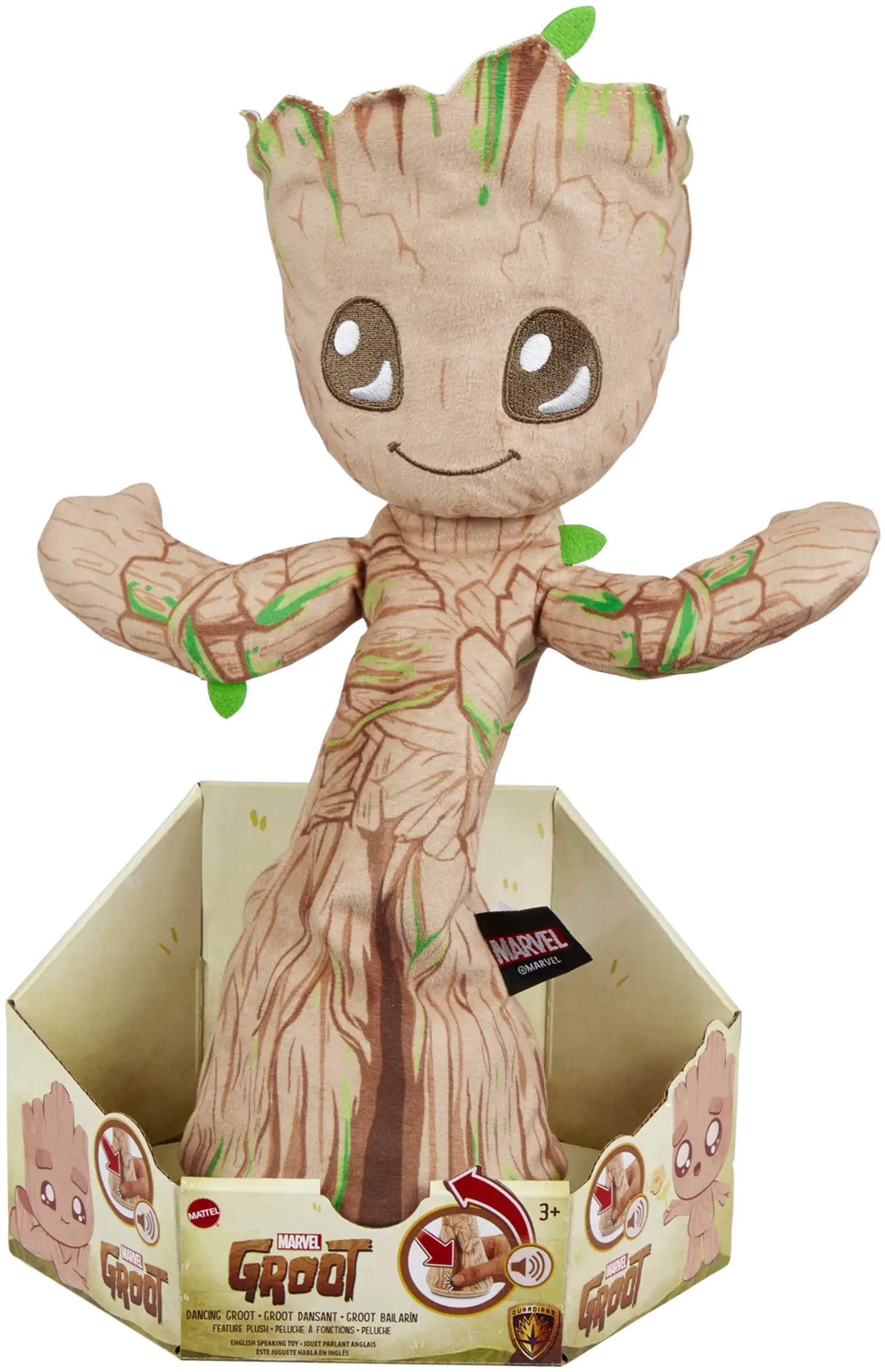 Marvel Deluxe Groot Feature Plush Jdw97 - 1