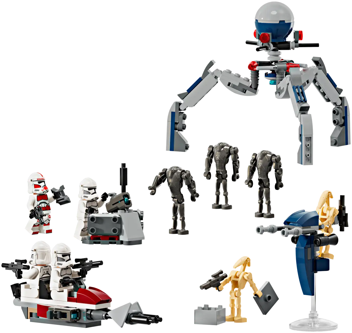 LEGO® Star Wars TM 75372 Kloonisoturin&droidin taistelupak. - 4