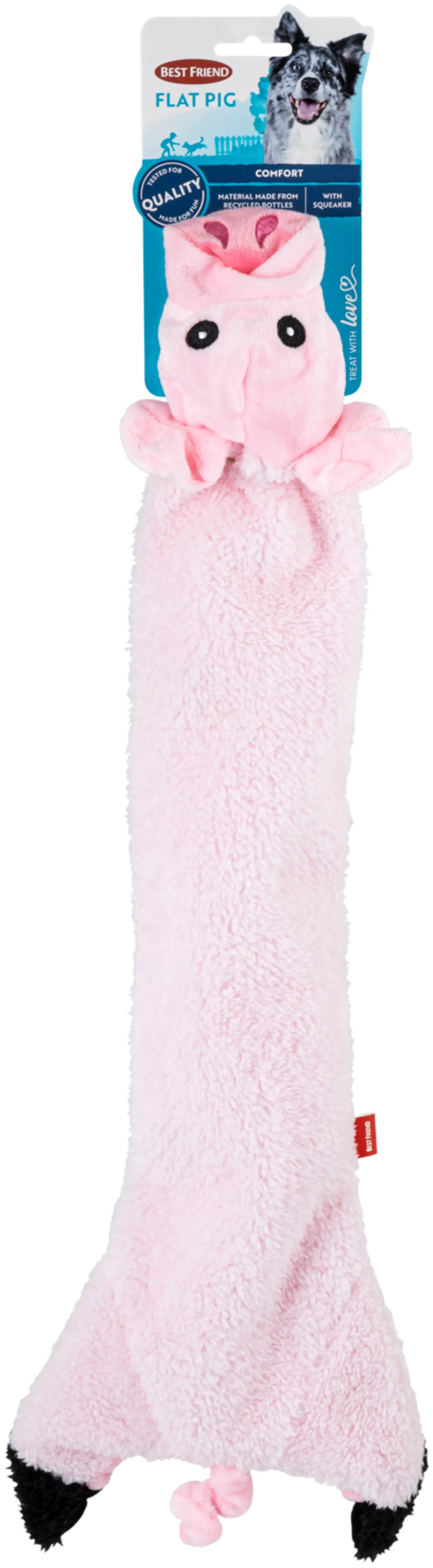 Best Friend Flat Pig koiran pehmolelu