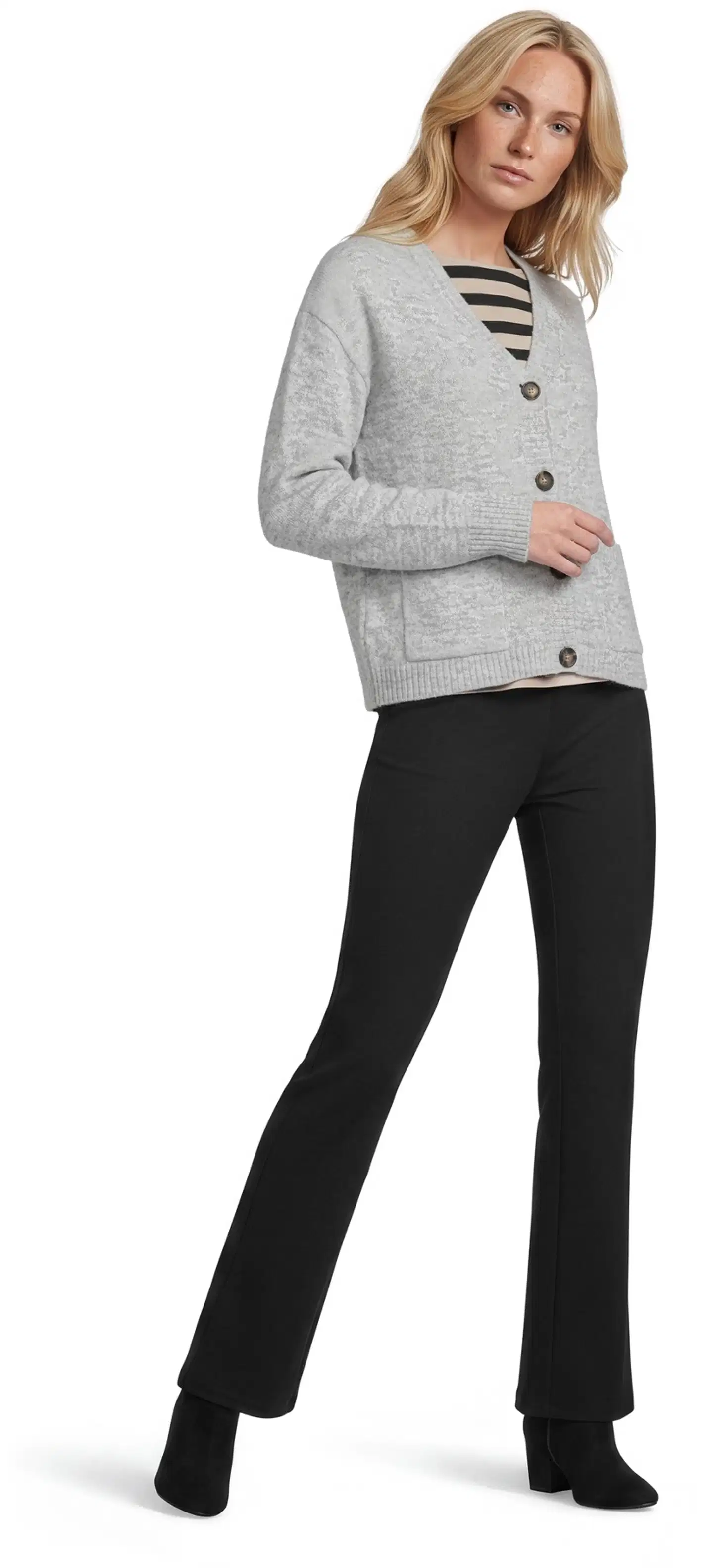 House naisten neuloshousut Faith - Black - 4