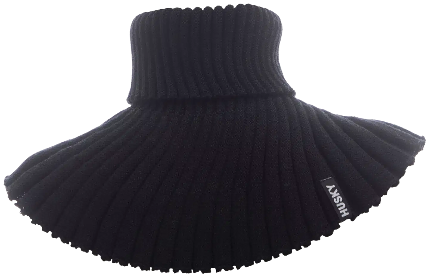 Husky naisten merinokauluri Jenga - MUSTA