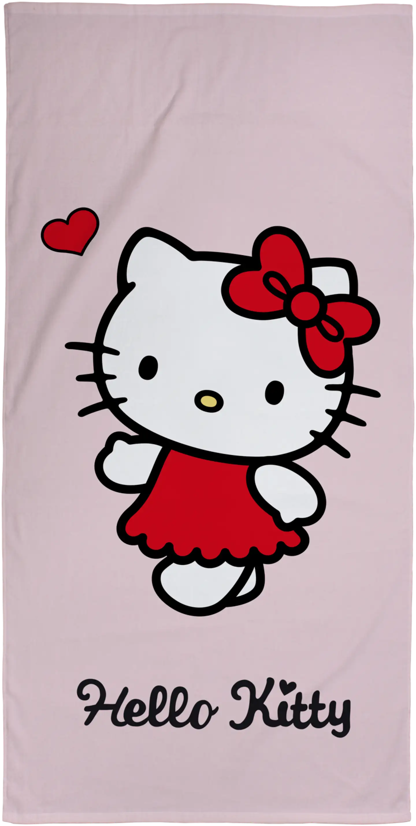Hello Kitty lasten kylpypyyhe 70x140 cm pinkki - 1