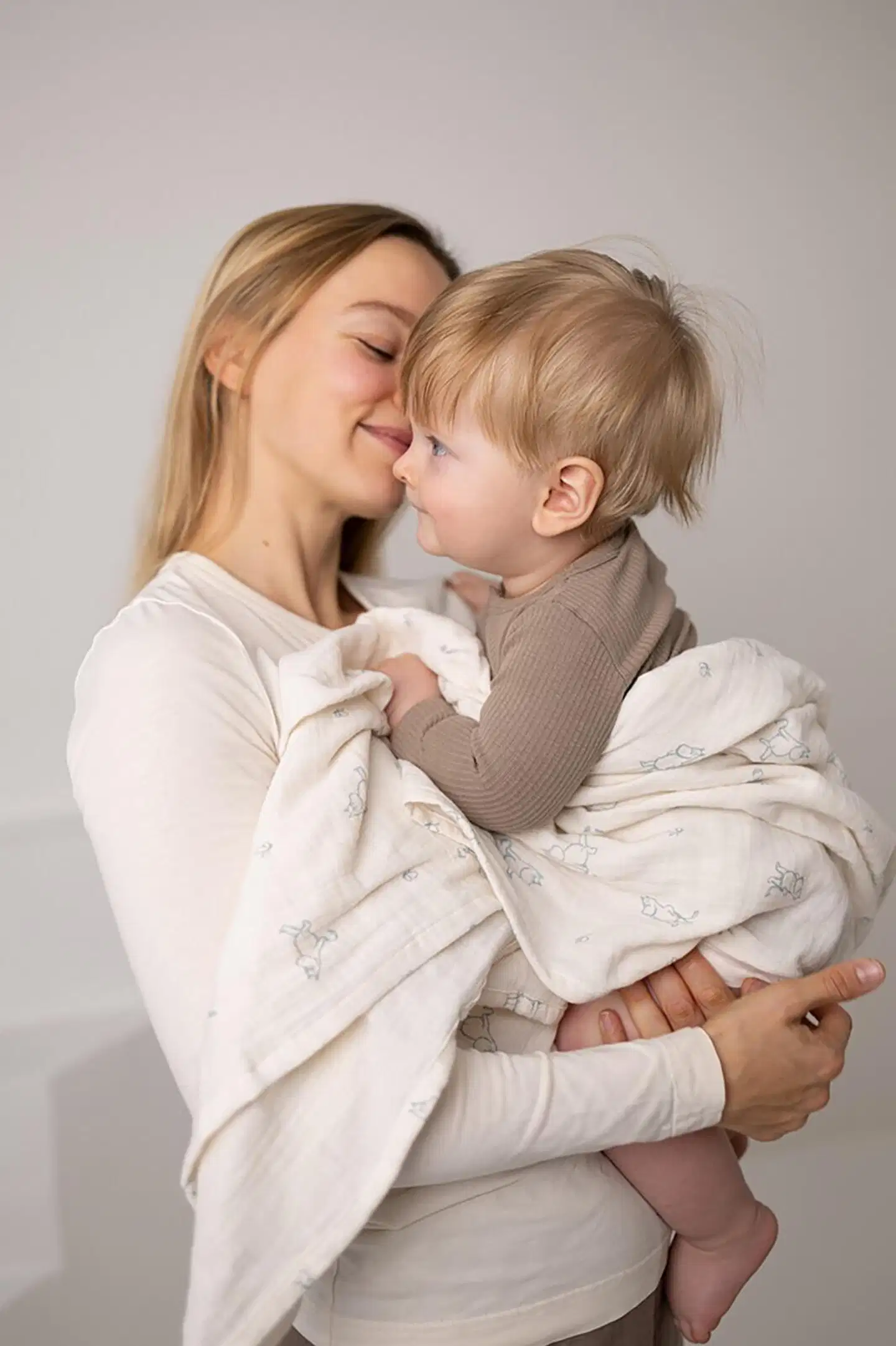 Muumi vauvaviltti sininen - 2