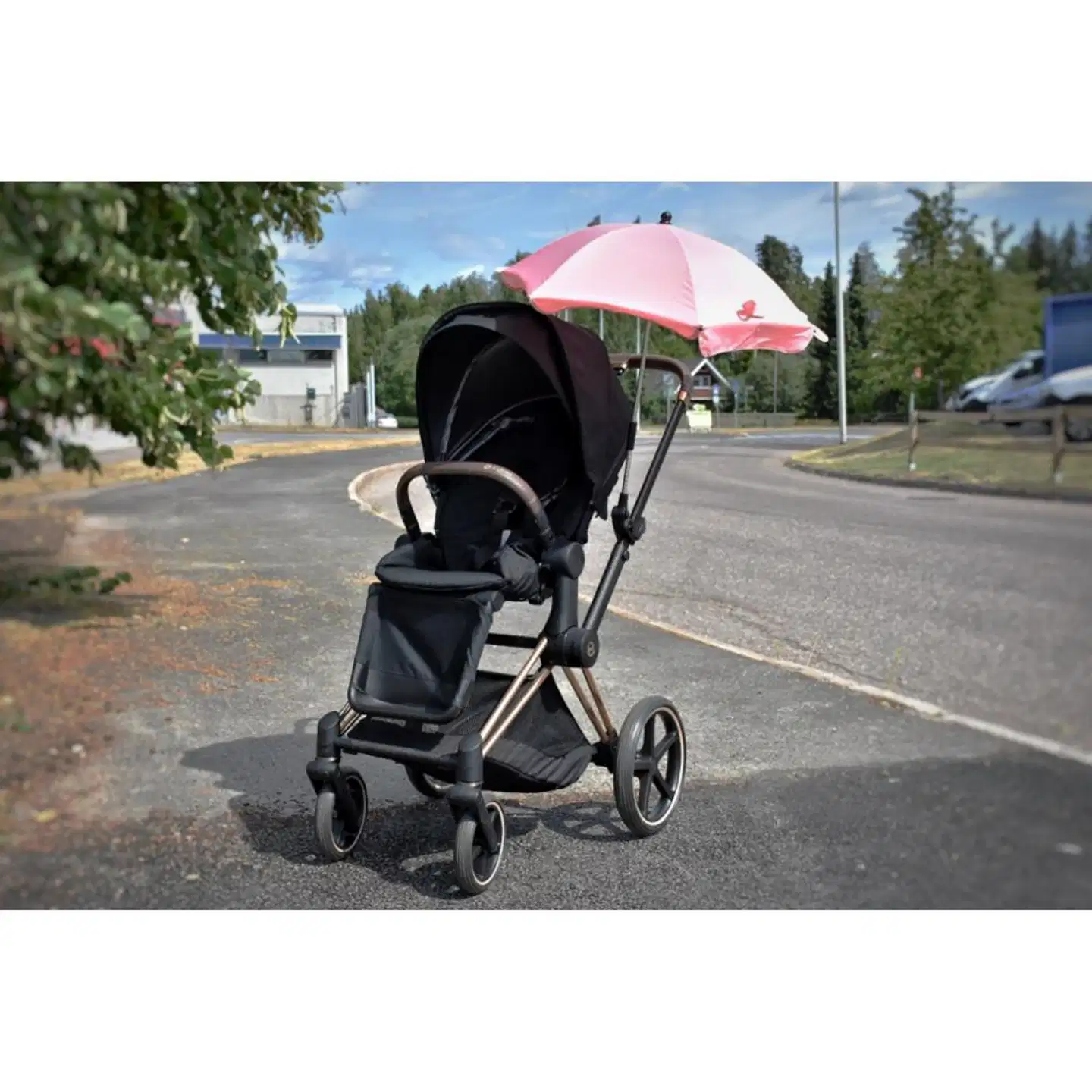 Emma aurinkovarjo UV50+ pinkki - 3