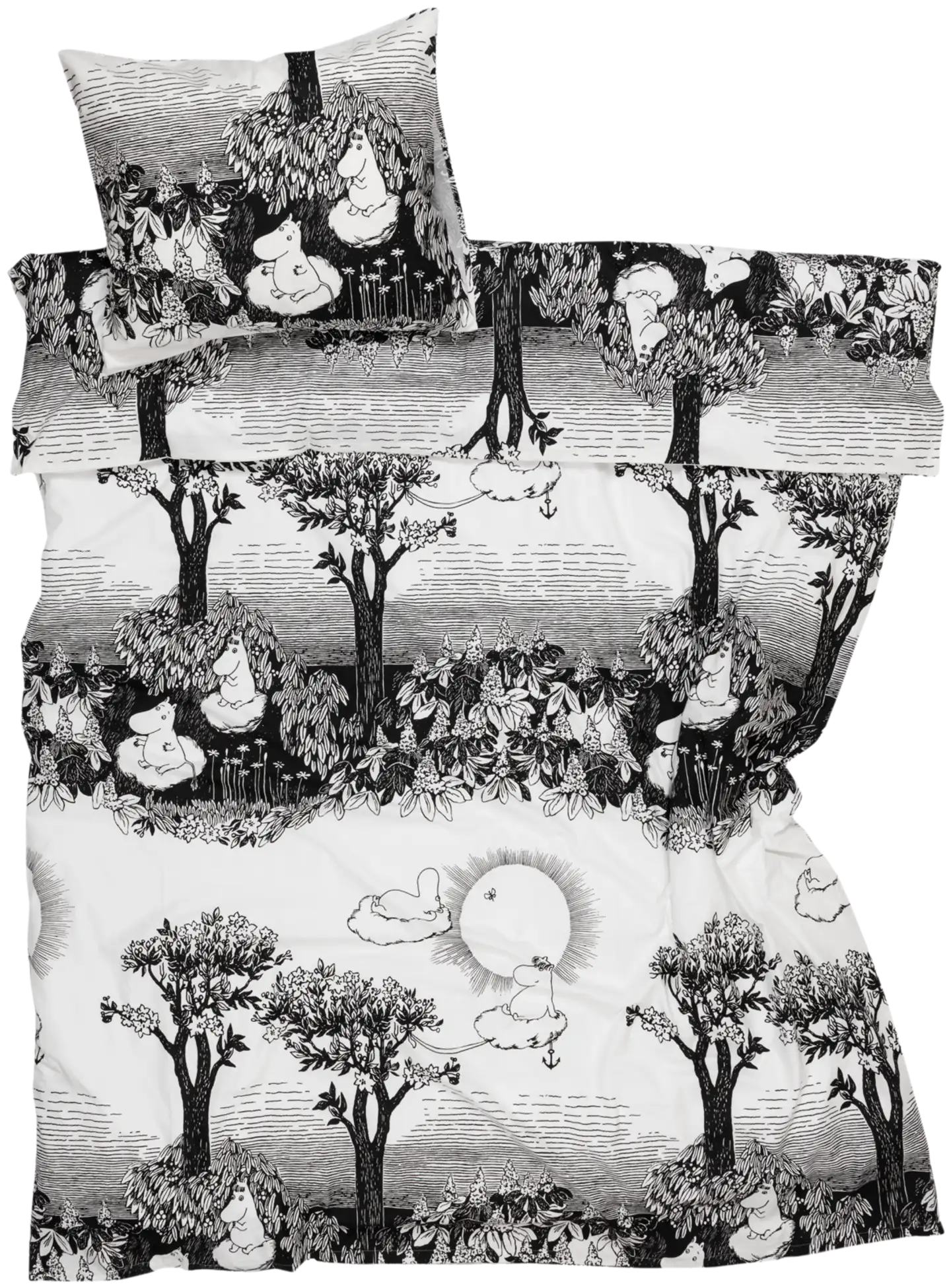 Moomin Arabia  Muumi p.lak.set. 150x210 Unelmoid. GOTS