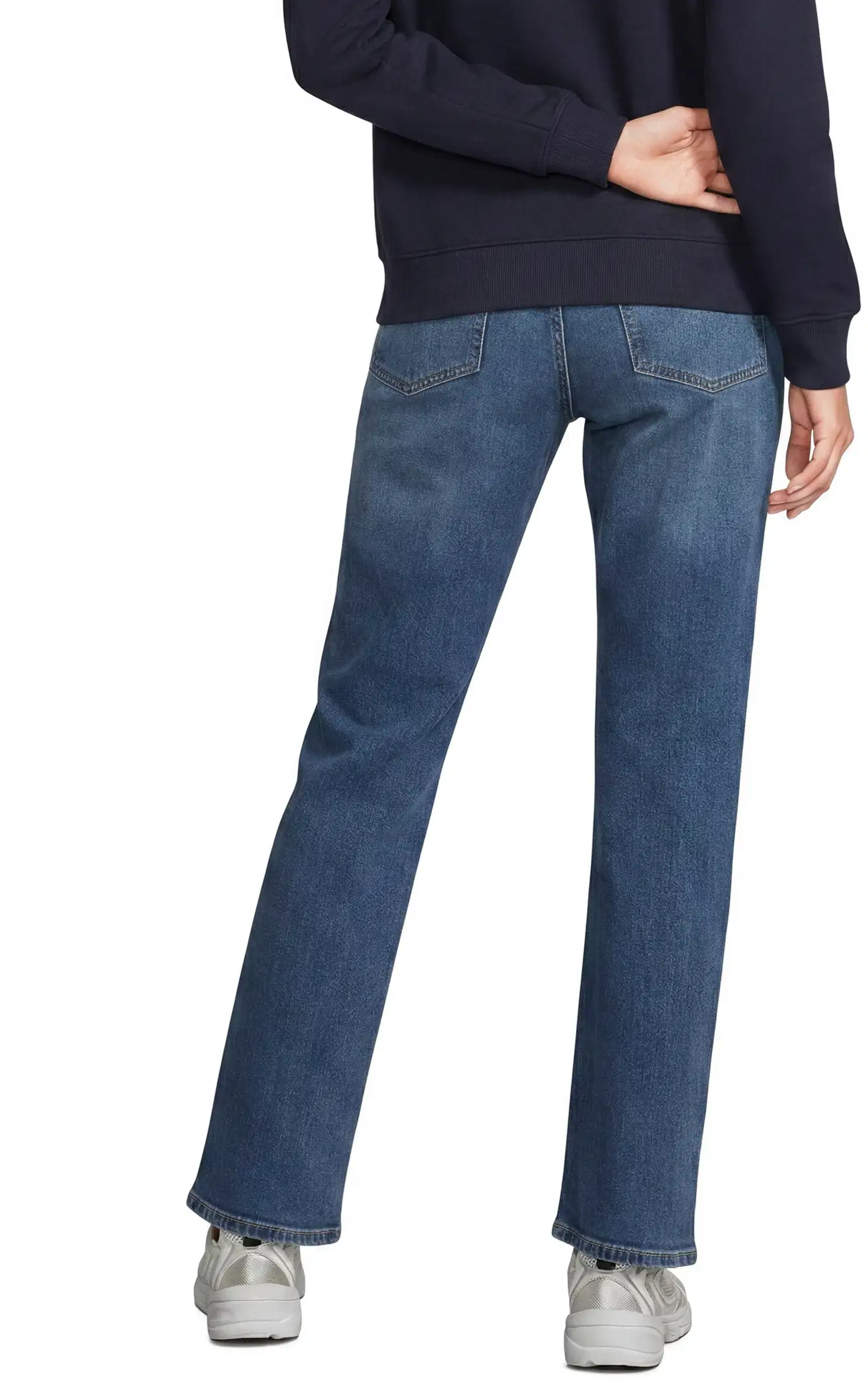 House naisten farkut Slim Mom - MED BLUE - 3
