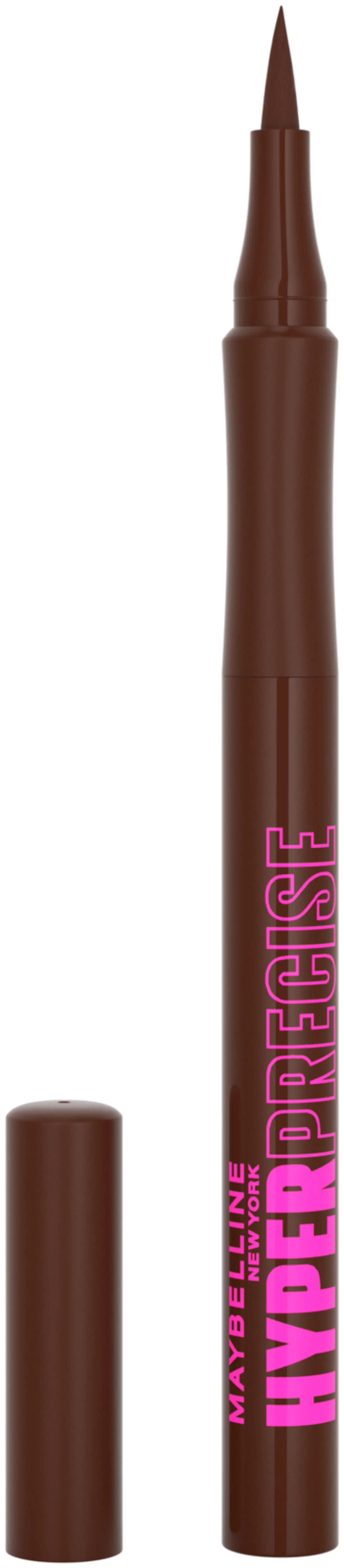 Maybelline New York Hyper Precise Liquid Liner 710 Forest Brown nestemäinen silmänrajauskynä 1ml - Forest Brown - 1